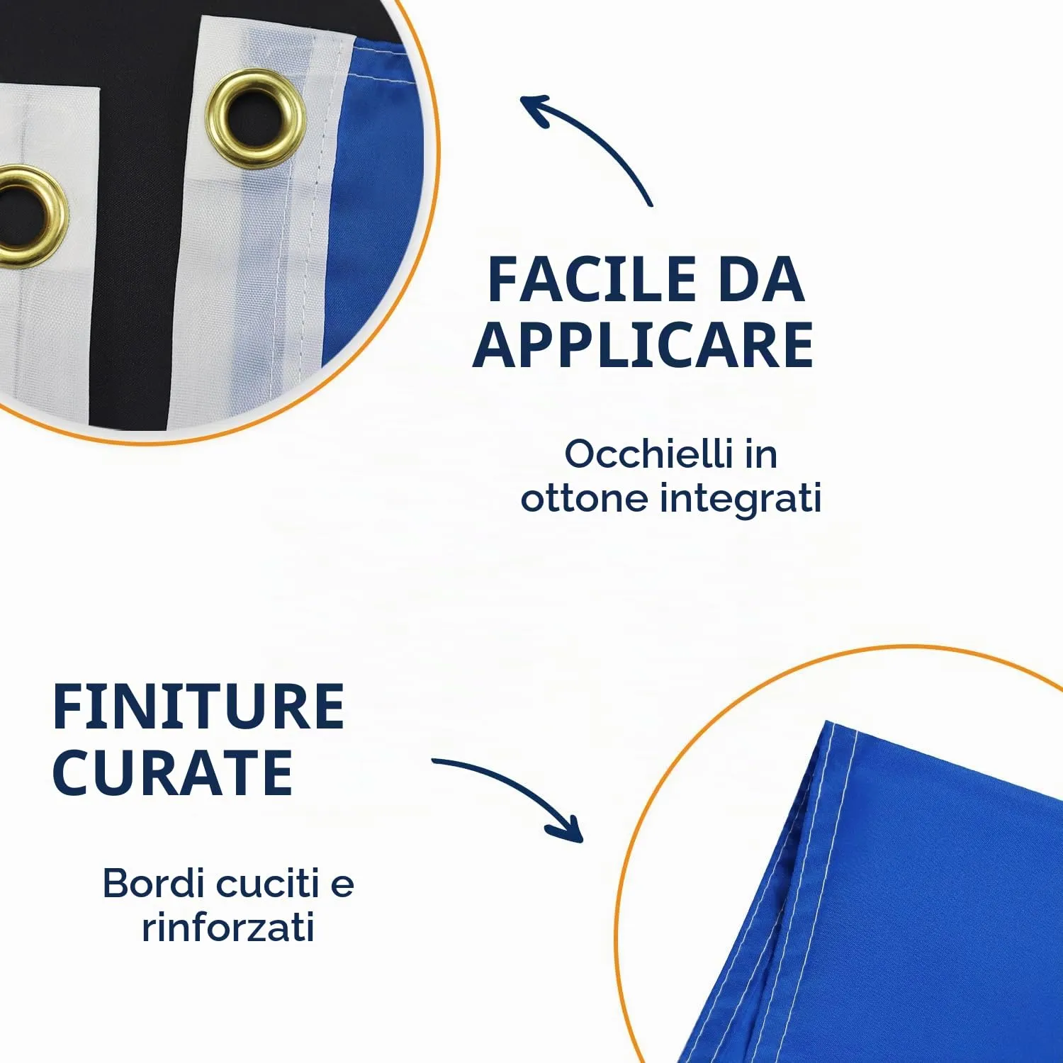 AZ FLAG Bandiera Estonia 150x90 cm Poliestere Leggero con Occhielli - immagine 4