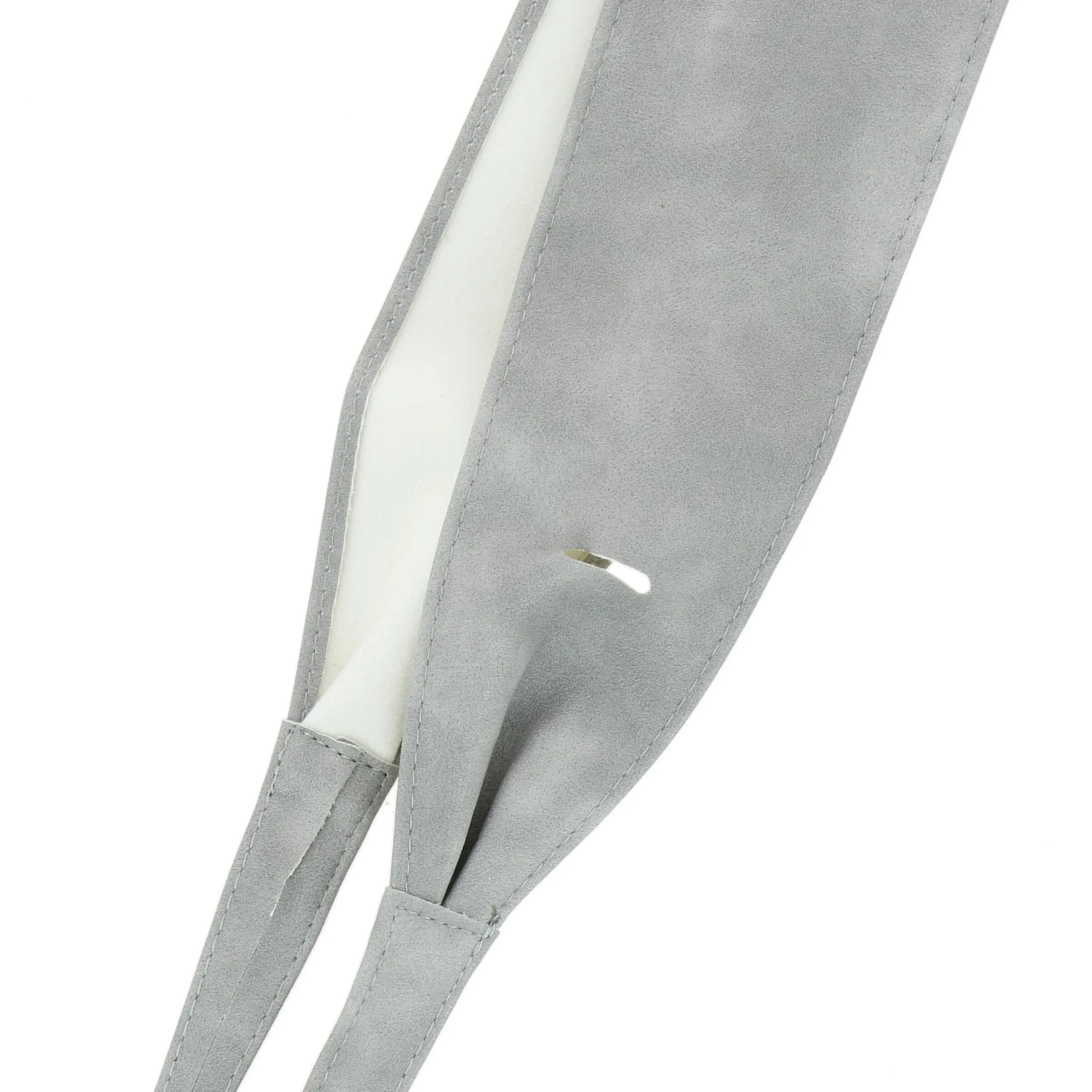 FASHIONGEN Cintura Obi da donna in similpelle, Grigio chiaro, L-XL - immagine 5