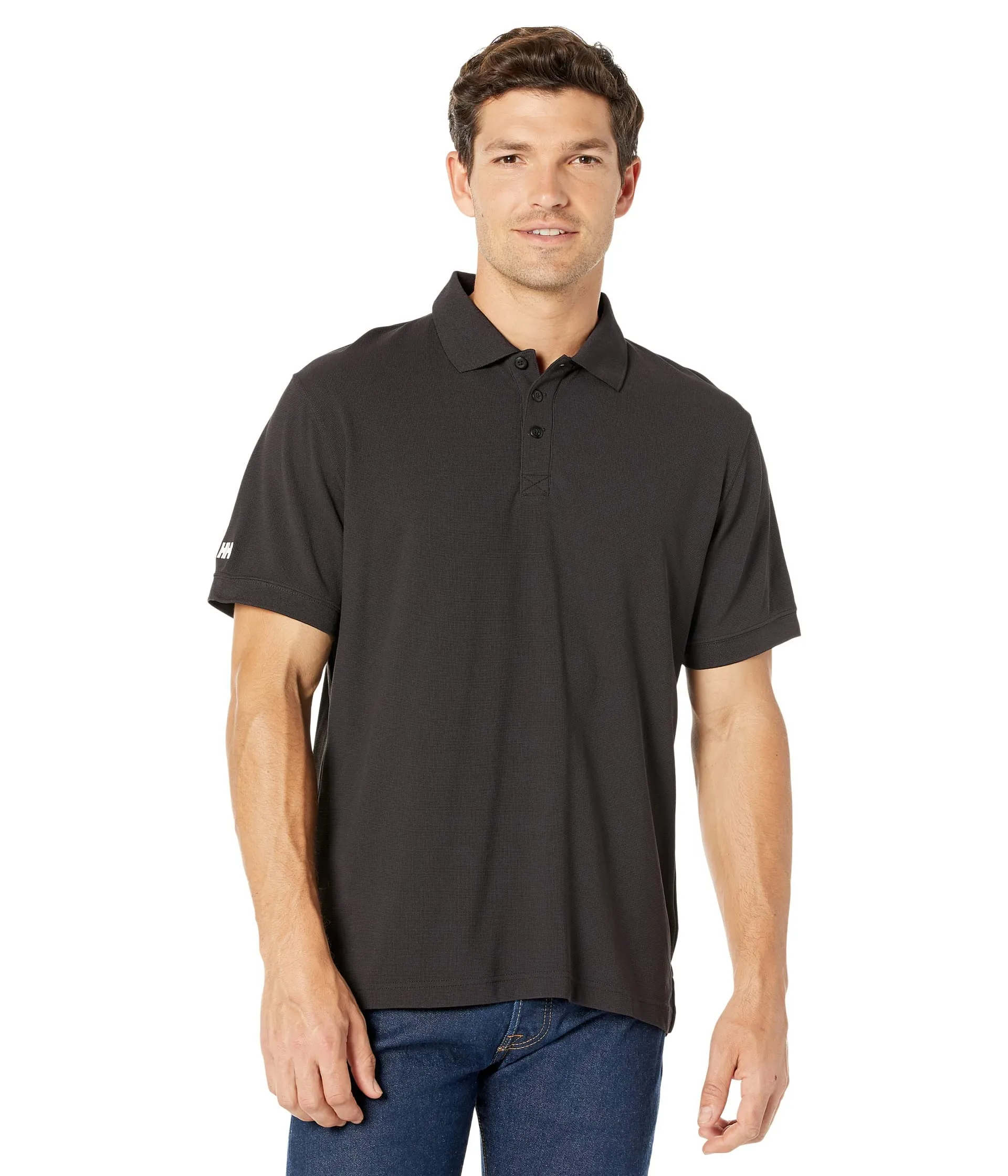 Helly Hansen Men's Riftline Polo, Black, 4XL - immagine 2