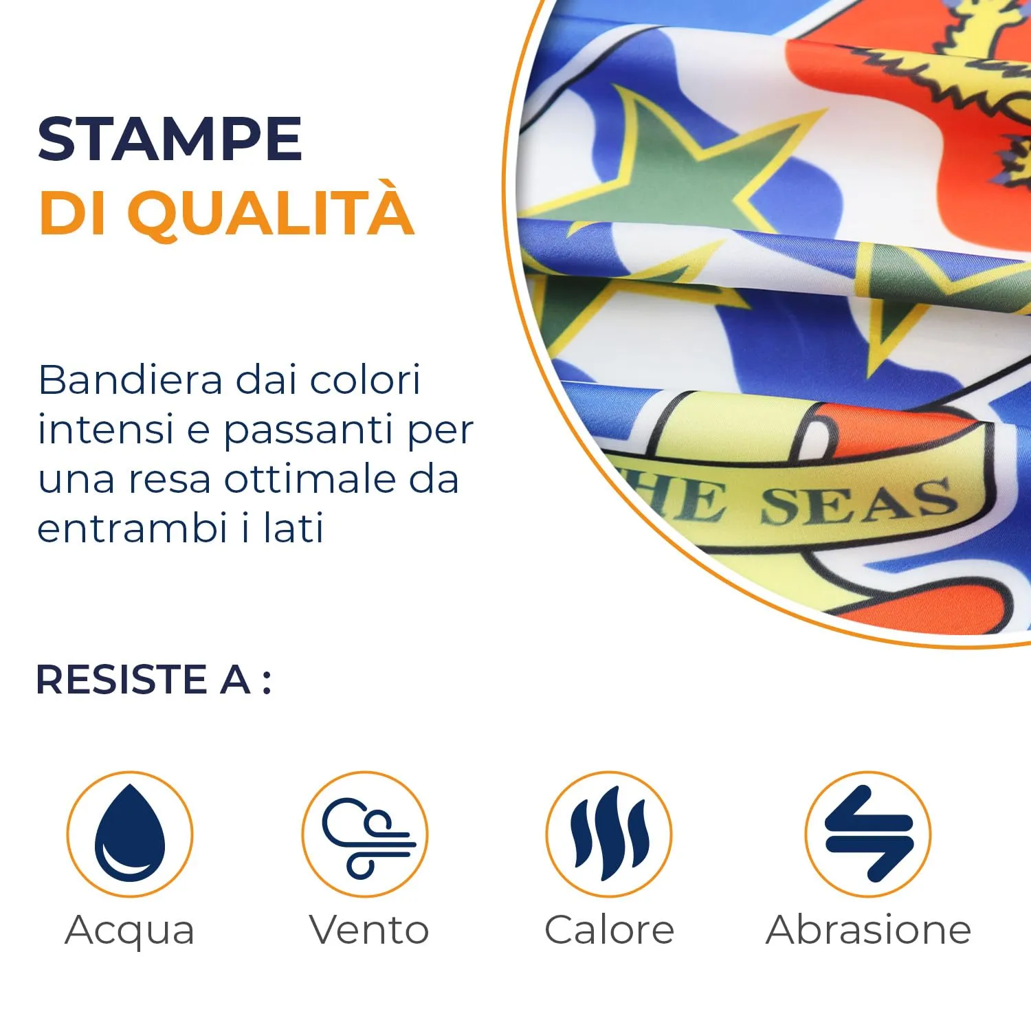 AZ FLAG Bandiera Isole Cayman 150x90 cm Poliestere 100D - immagine 3