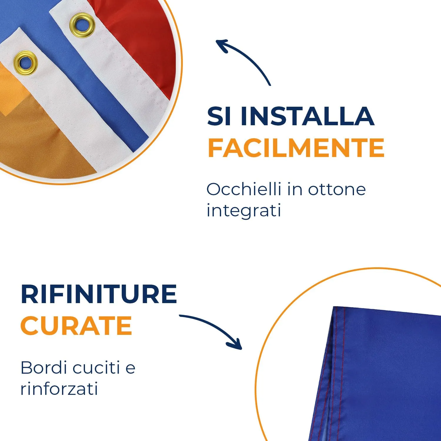 AZ FLAG Bandiera Armenia 150x90 cm in Poliestere Leggero con 2 Occhielli - immagine 4