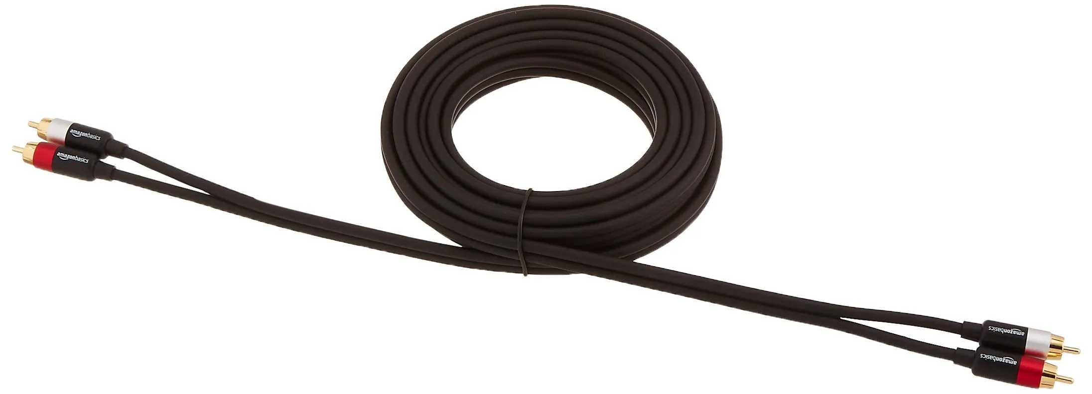 Amazon Basics Cavo Audio RCA, 4.57 m, Nero - immagine 6