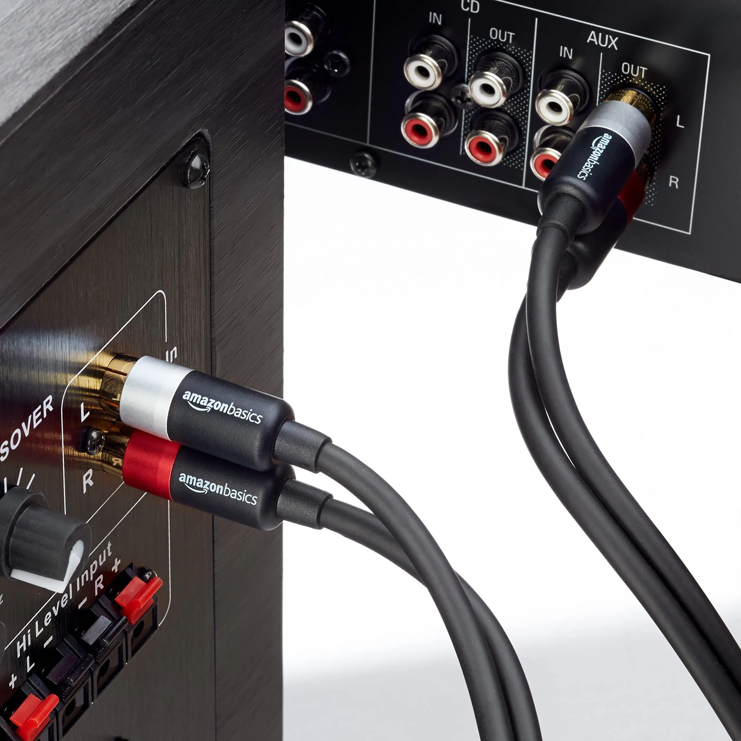 Amazon Basics Cavo Audio RCA, 4.57 m, Nero - immagine 7