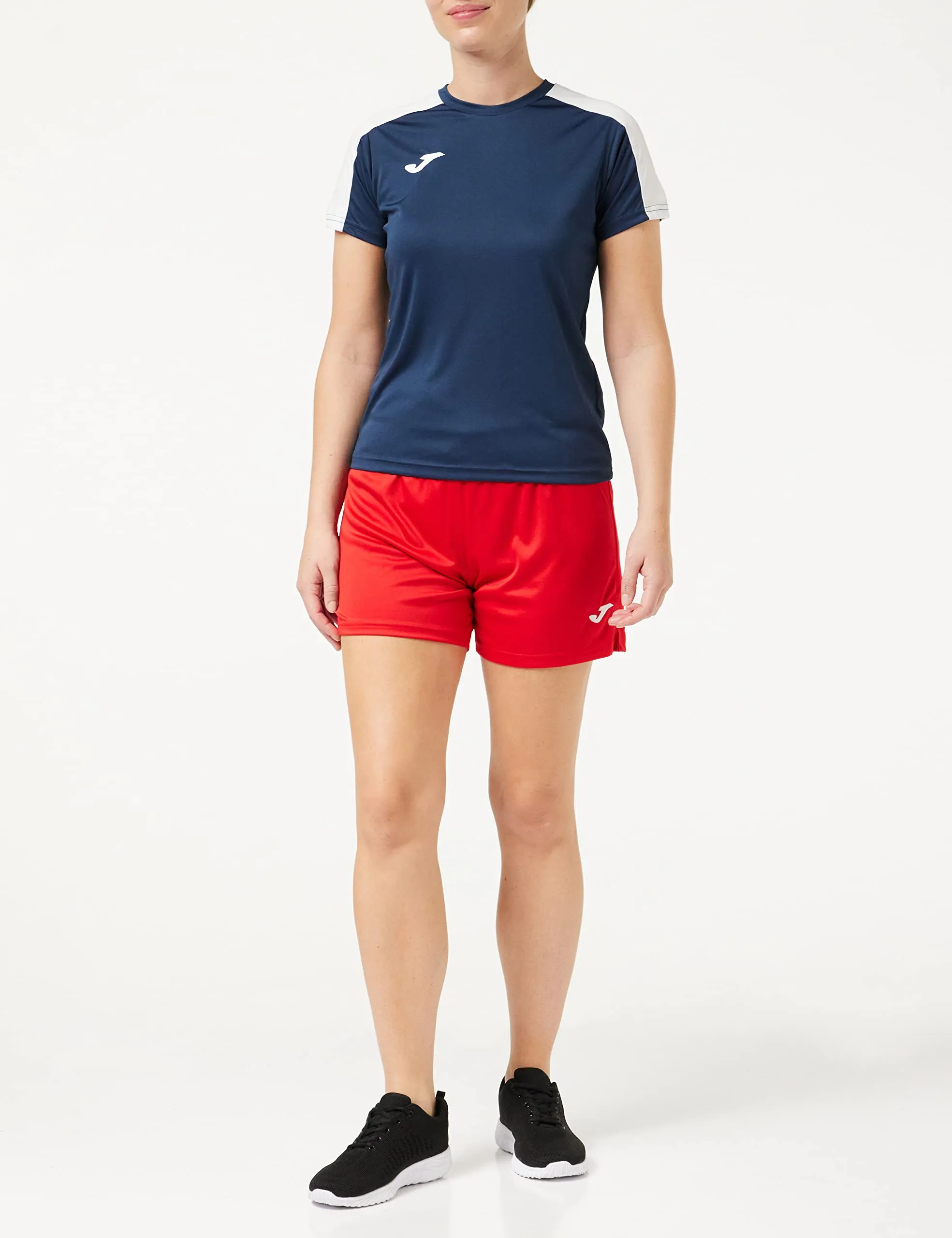 Joma Paris II Pantaloncini Sportivi Donna - Rosso - XL - immagine 2