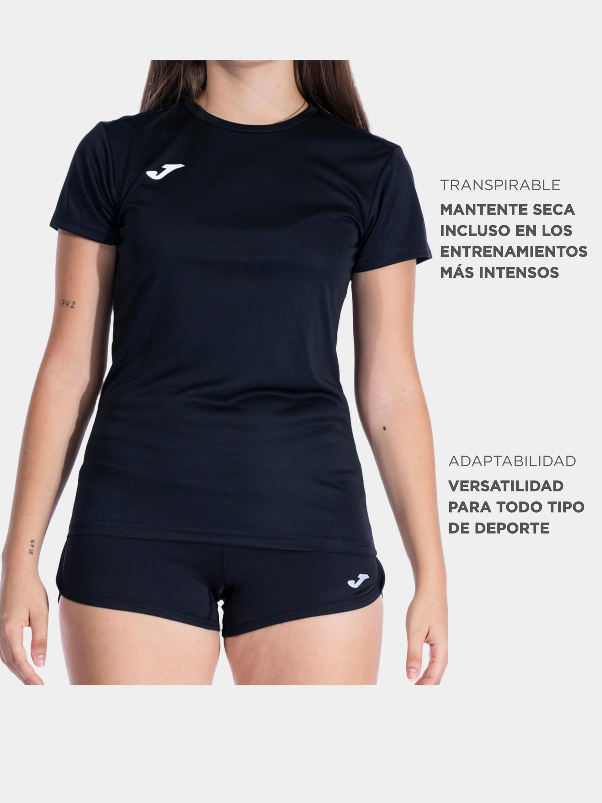 Joma Maglietta Sportiva Donna Combi - Nero - L - immagine 2