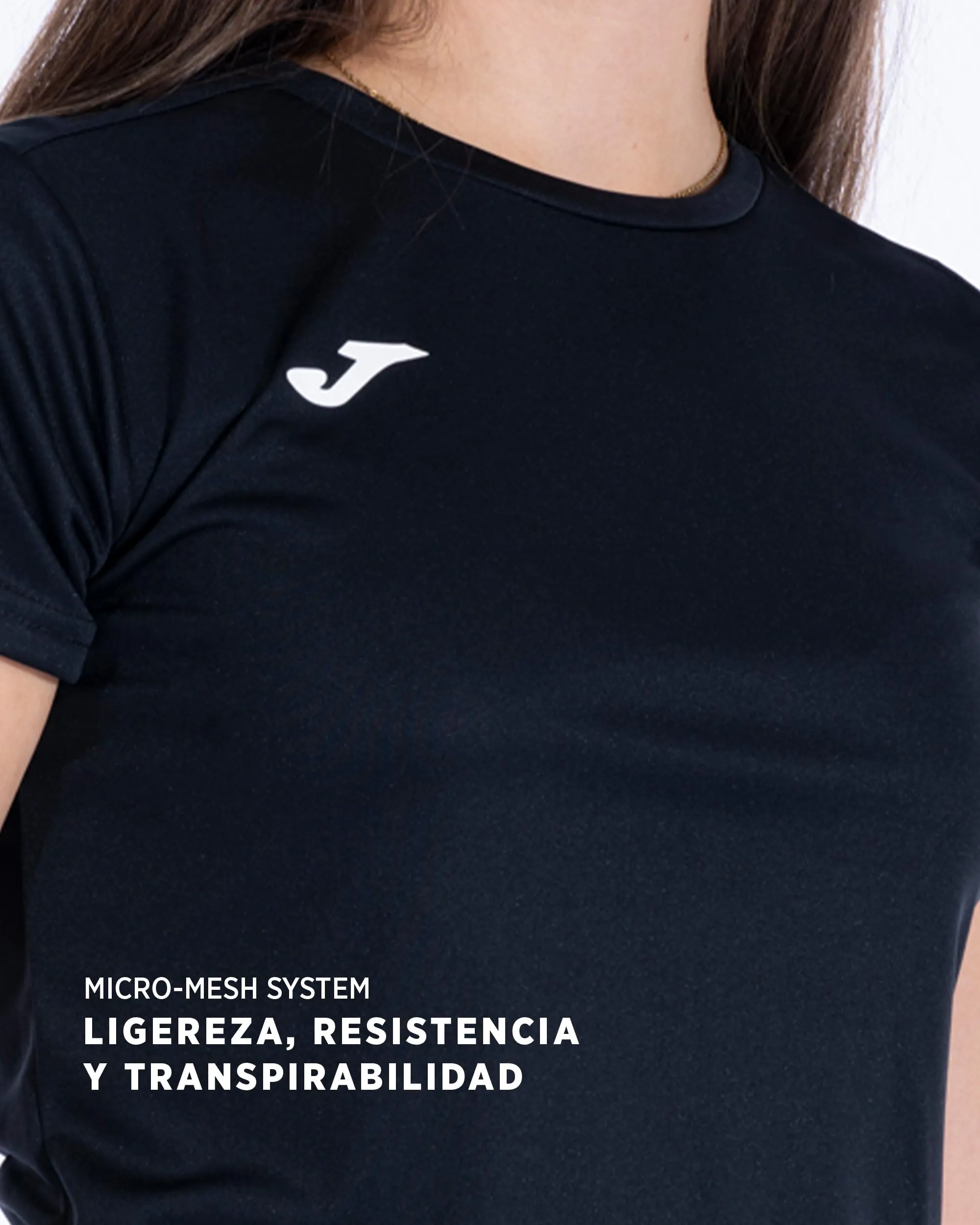 Joma Maglietta Sportiva Donna Combi - Nero - L - immagine 3