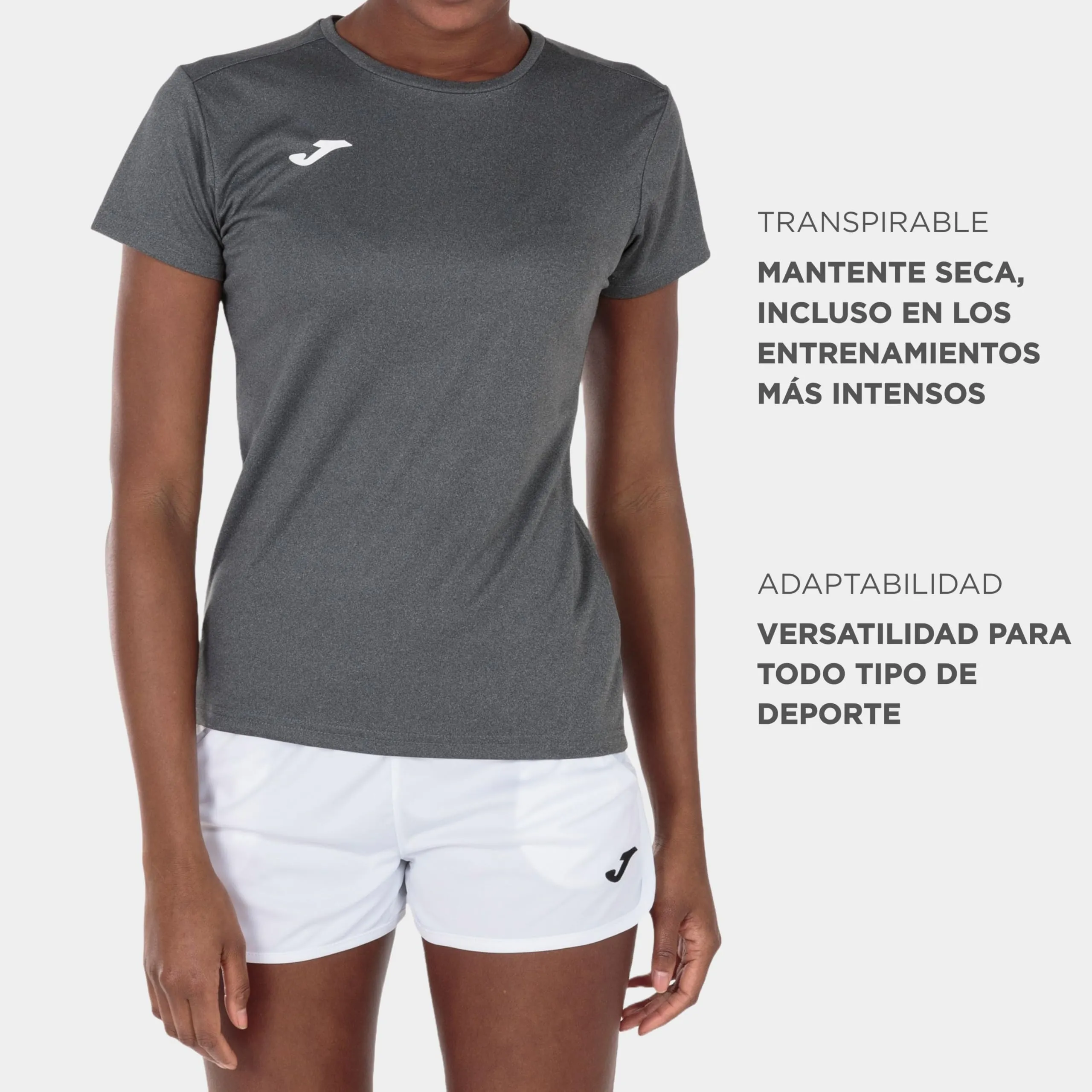 Joma Maglietta Sportiva Donna Combi Antracite - immagine 3