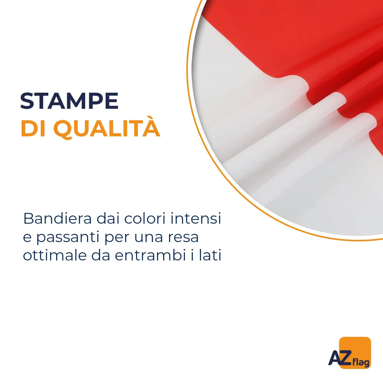AZ FLAG Bandiera Polonia 90x60 cm in Poliestere con 2 Occhielli - immagine 3