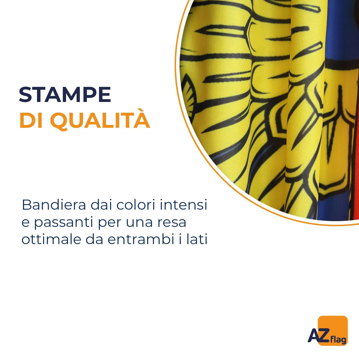 AZ FLAG Bandiera Russia con aquila 150x90 cm Poliestere Leggero 2 Occhielli - immagine 3
