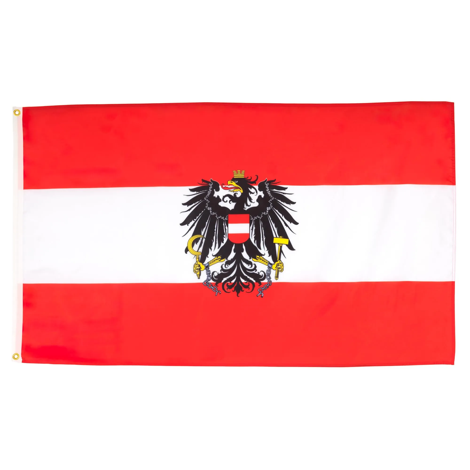 AZ FLAG Bandiera Austria con aquila 150x90 cm - immagine 1