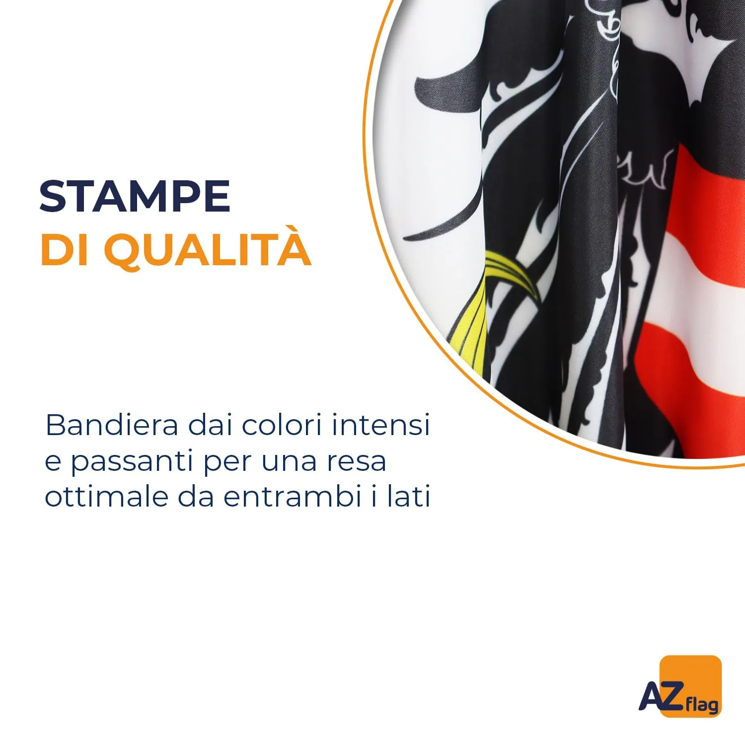 AZ FLAG Bandiera Austria con aquila 150x90 cm - immagine 3