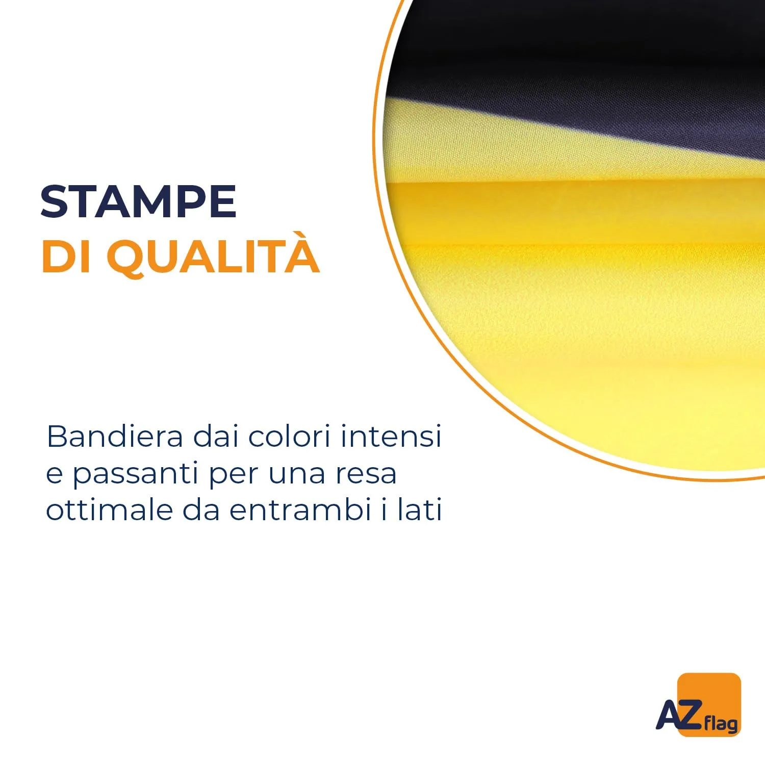 AZ FLAG Bandiera Belgio 90x60 cm in Poliestere con 2 Occhielli - immagine 3
