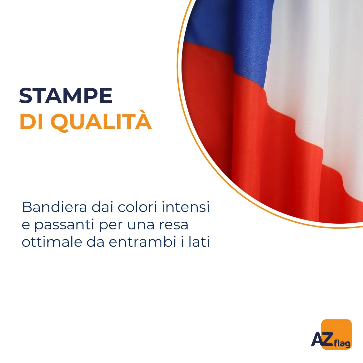 AZ FLAG Bandiera Cile 90x60 cm in Poliestere con 2 Occhielli - immagine 3