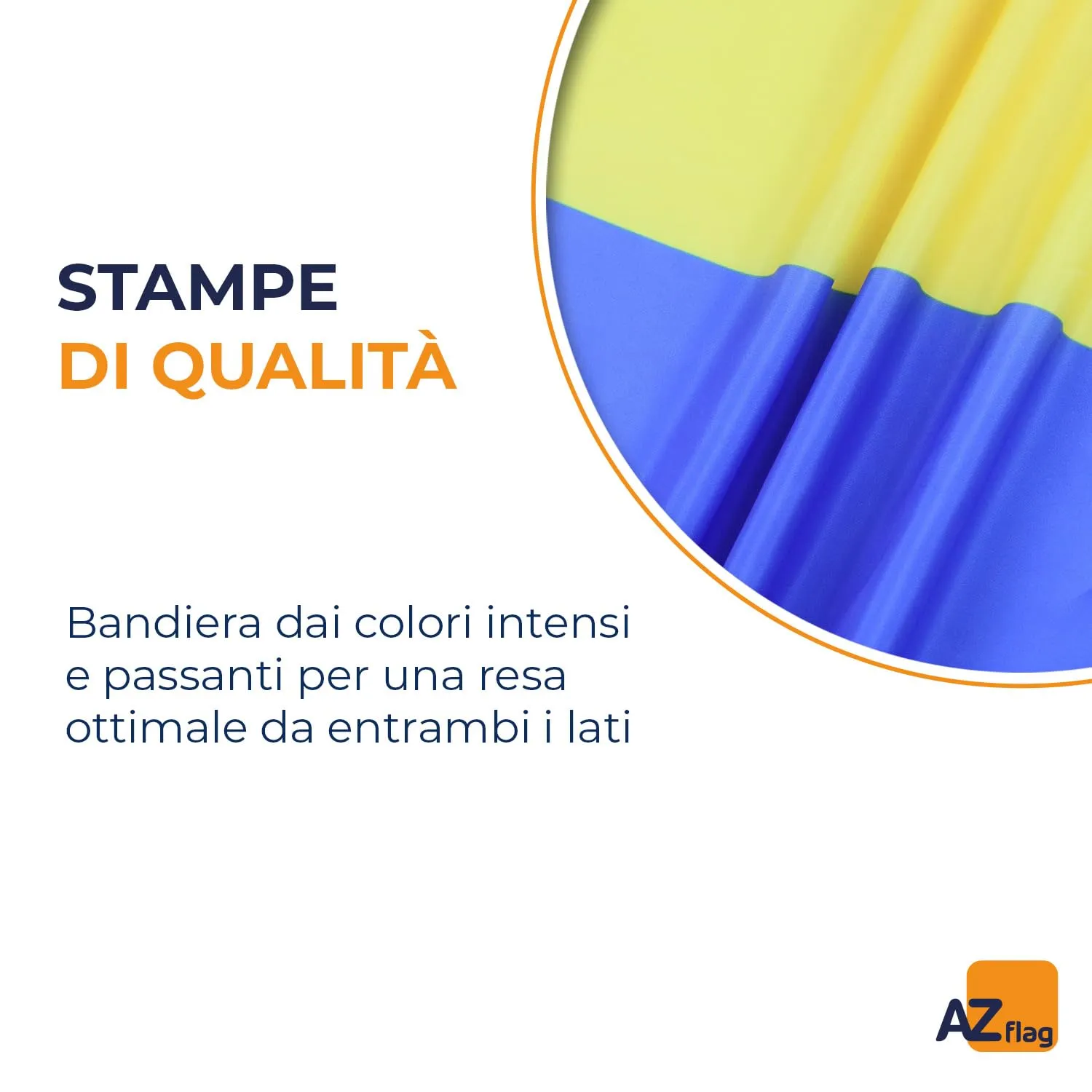 AZ FLAG Bandiera Ucraina 90x60 cm Poliestere con 2 Occhielli - immagine 3