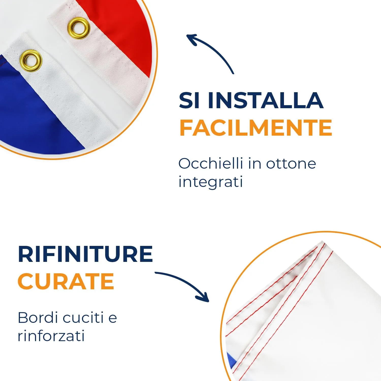 AZ FLAG Bandiera Croazia 150x90 cm in Poliestere con Occhielli - immagine 4