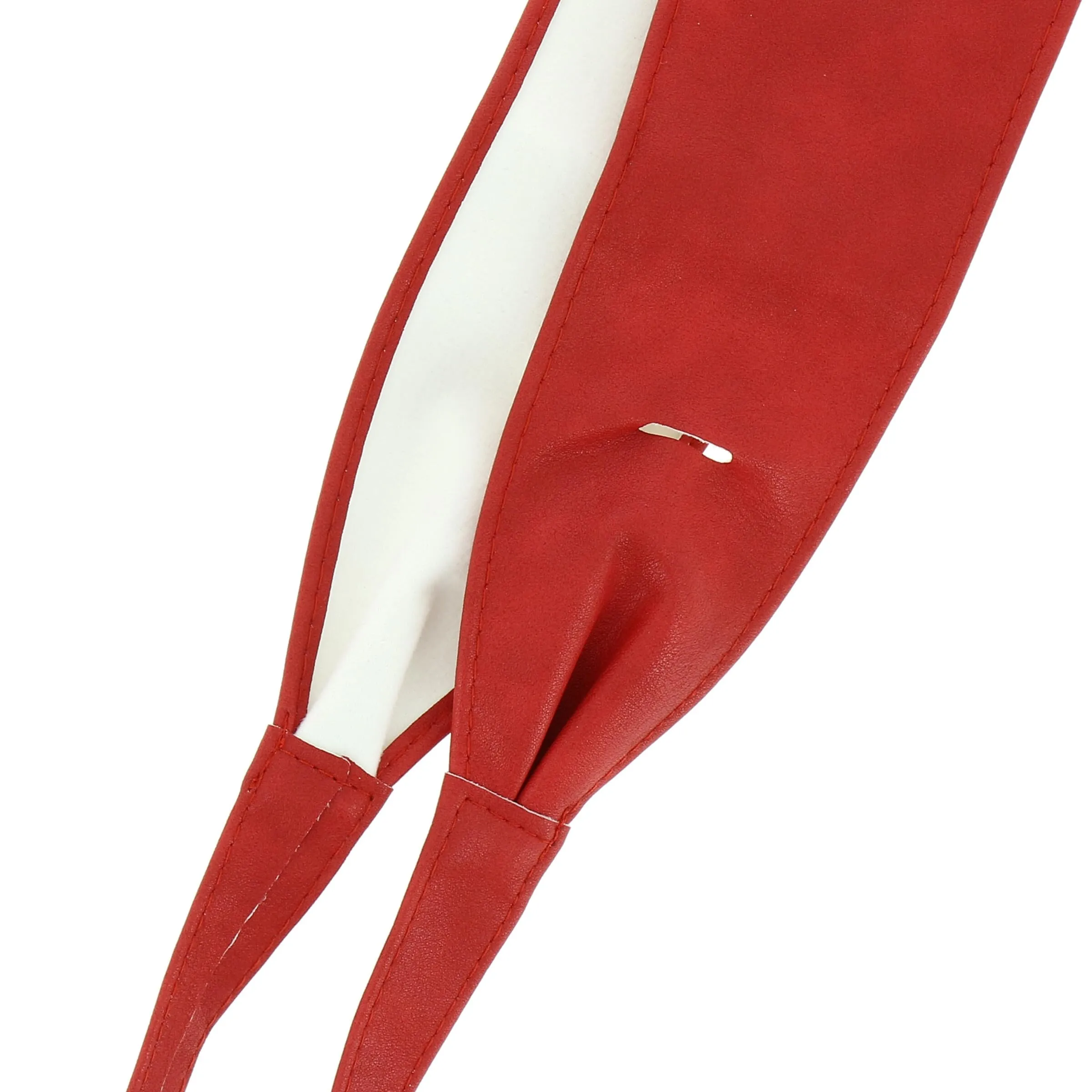 FASHIONGEN Cintura Obi da donna in similpelle, Rosso, L-XL - immagine 5