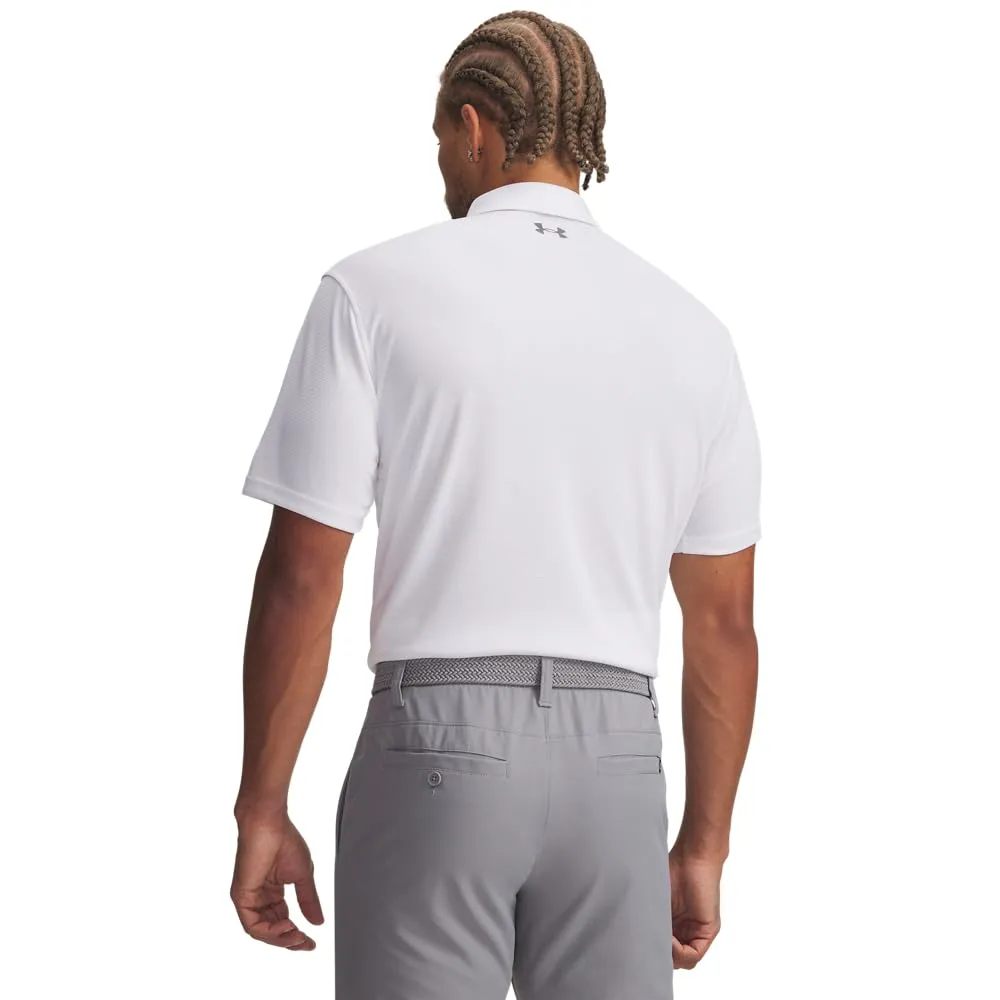 Under Armour Tech Polo Uomo - Bianco (White/Graphite 100) - 3XL - immagine 2