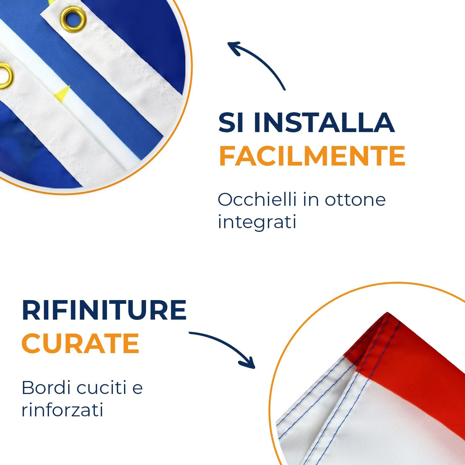 AZ FLAG Bandiera Capo Verde 150x90 cm Poliestere Leggero con 2 Occhielli - immagine 5