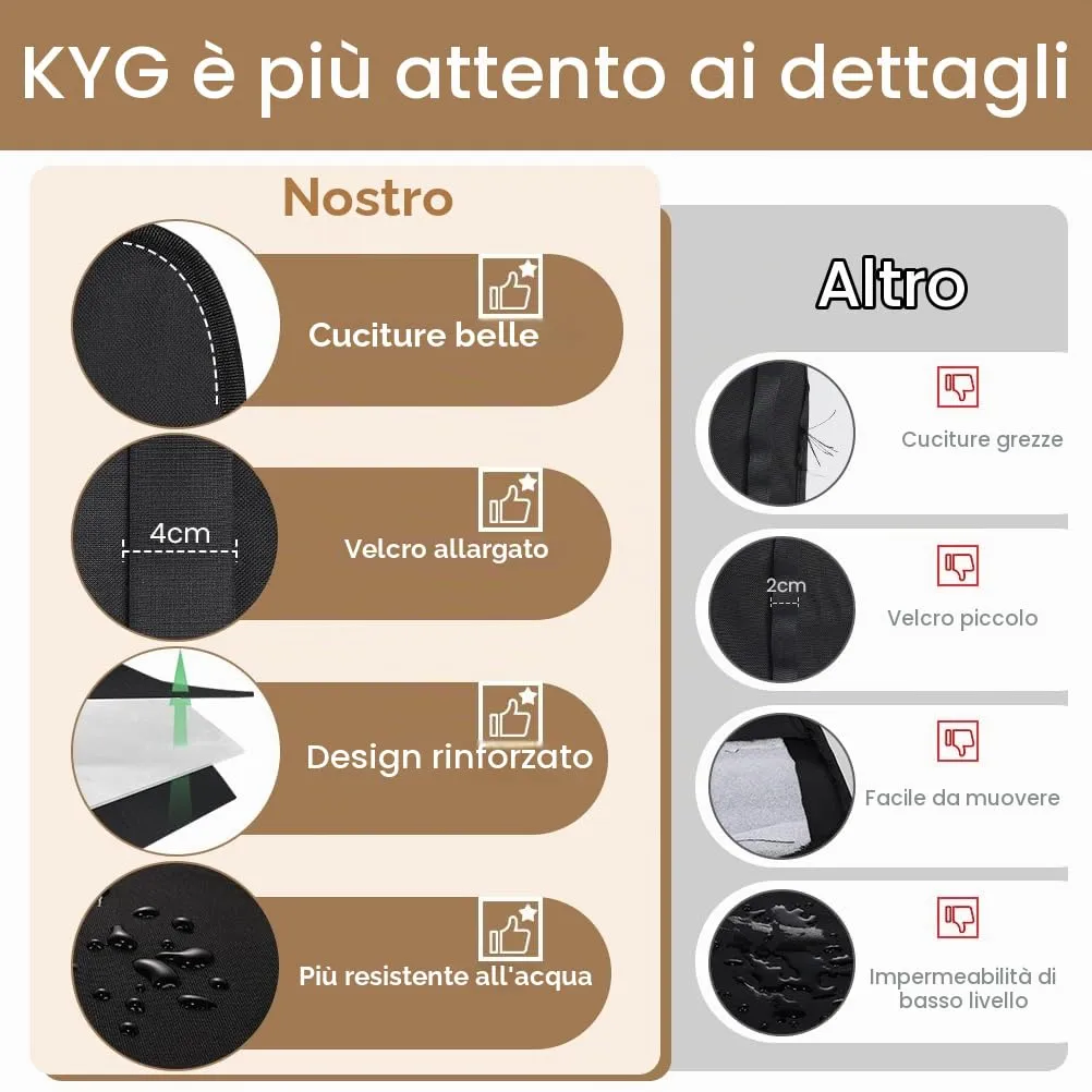 KYG Telo Bagagliaio Auto per Cani Impermeabile, Taglia Universale 105x80cm - immagine 3