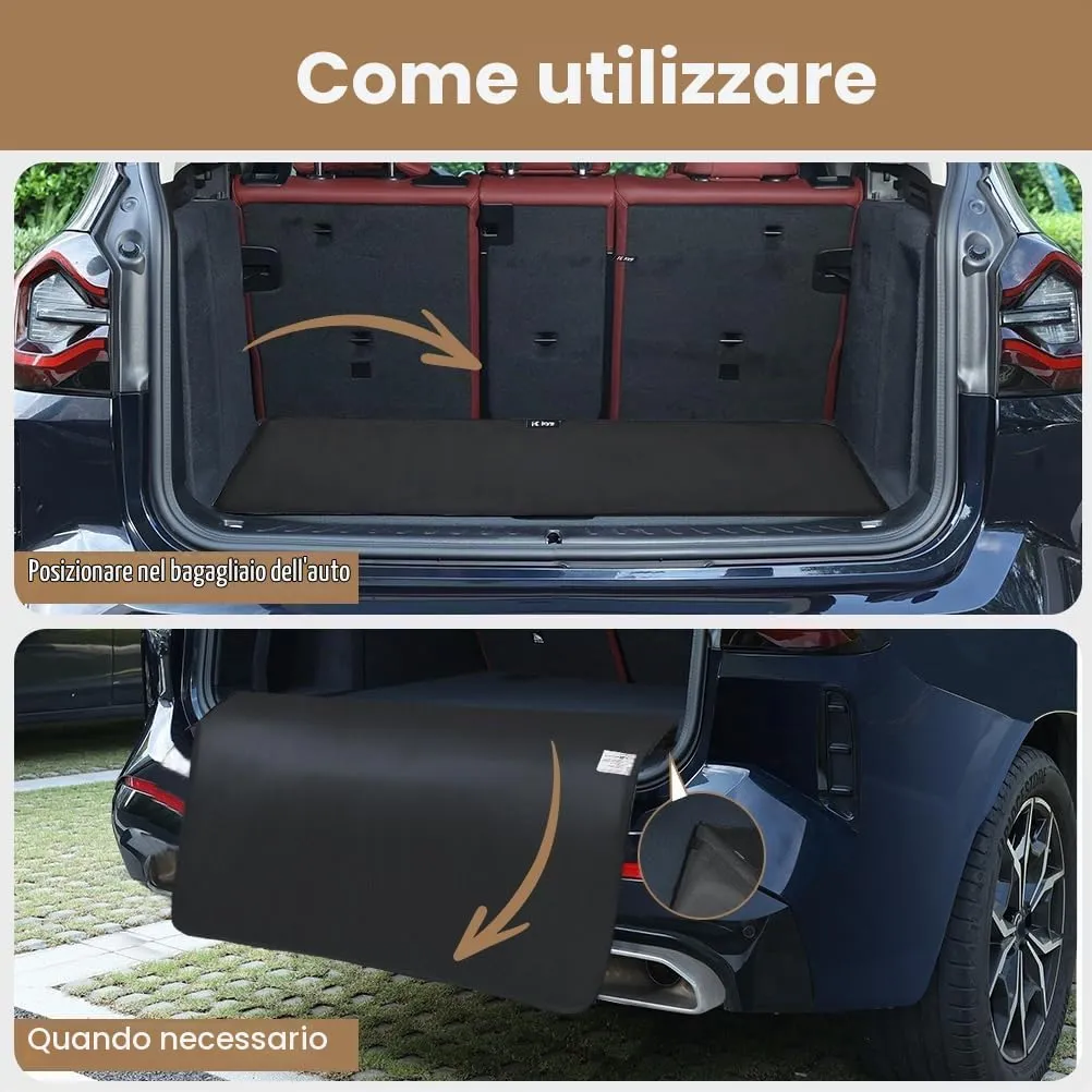 KYG Telo Bagagliaio Auto per Cani Impermeabile, Taglia Universale 105x80cm - immagine 9
