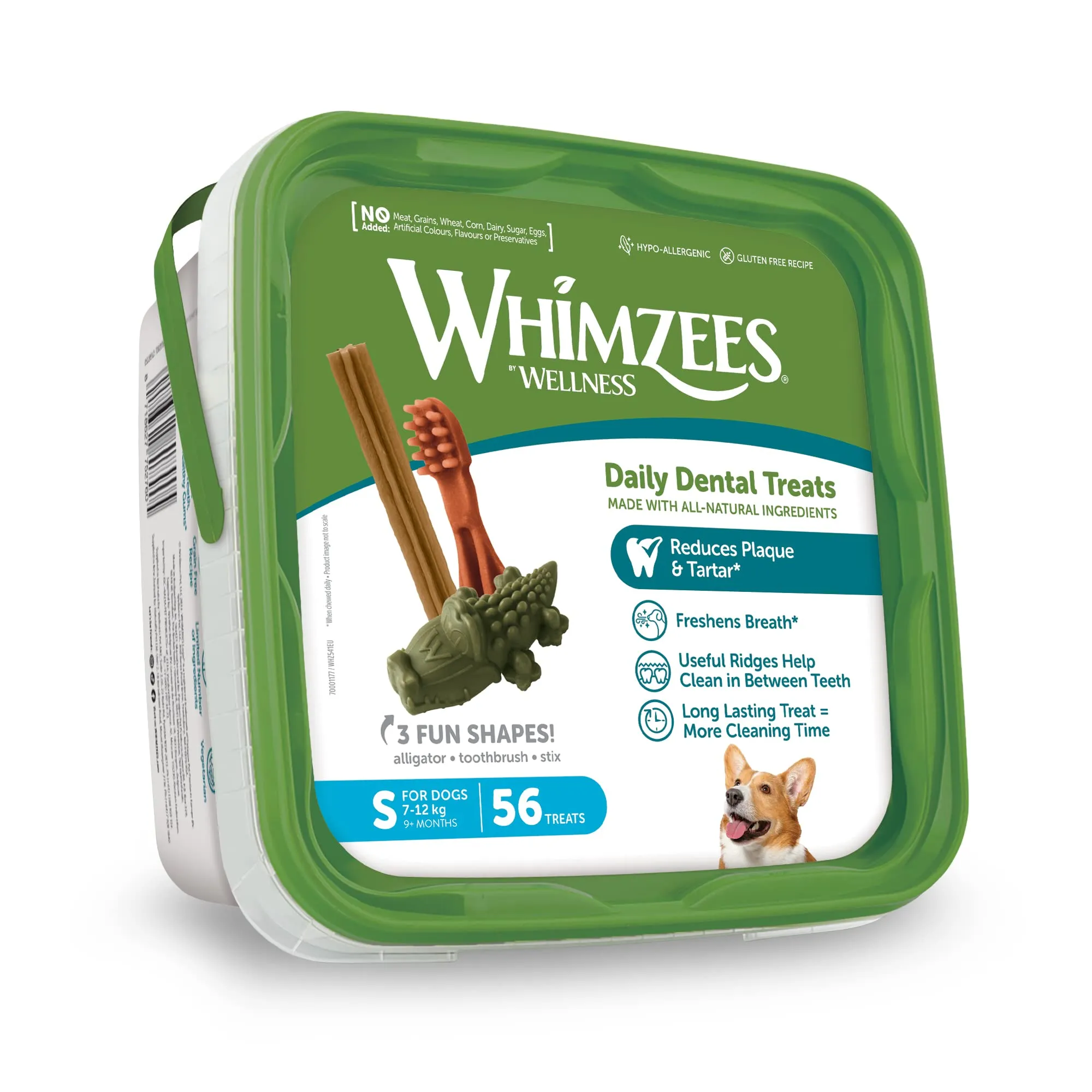 Whimzees Box Varietà, Taglia S, 56 Pezzi - immagine 2
