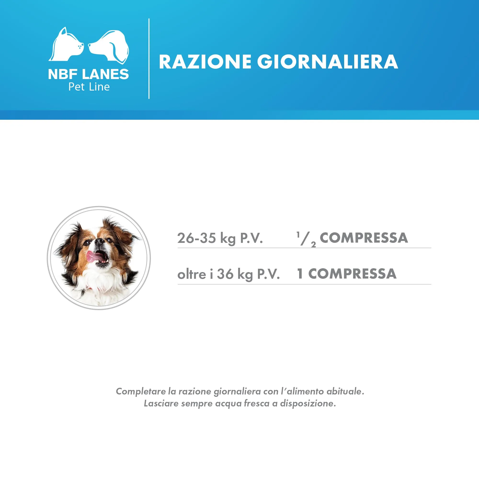 NBF Lanes Relaxigen Pet Cane, 20 Compresse, Taglia Medio-Grande - immagine 4