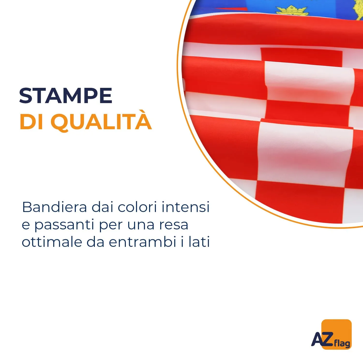 AZ FLAG Bandiera Croazia 90x60 cm in Poliestere con 2 Occhielli - immagine 3