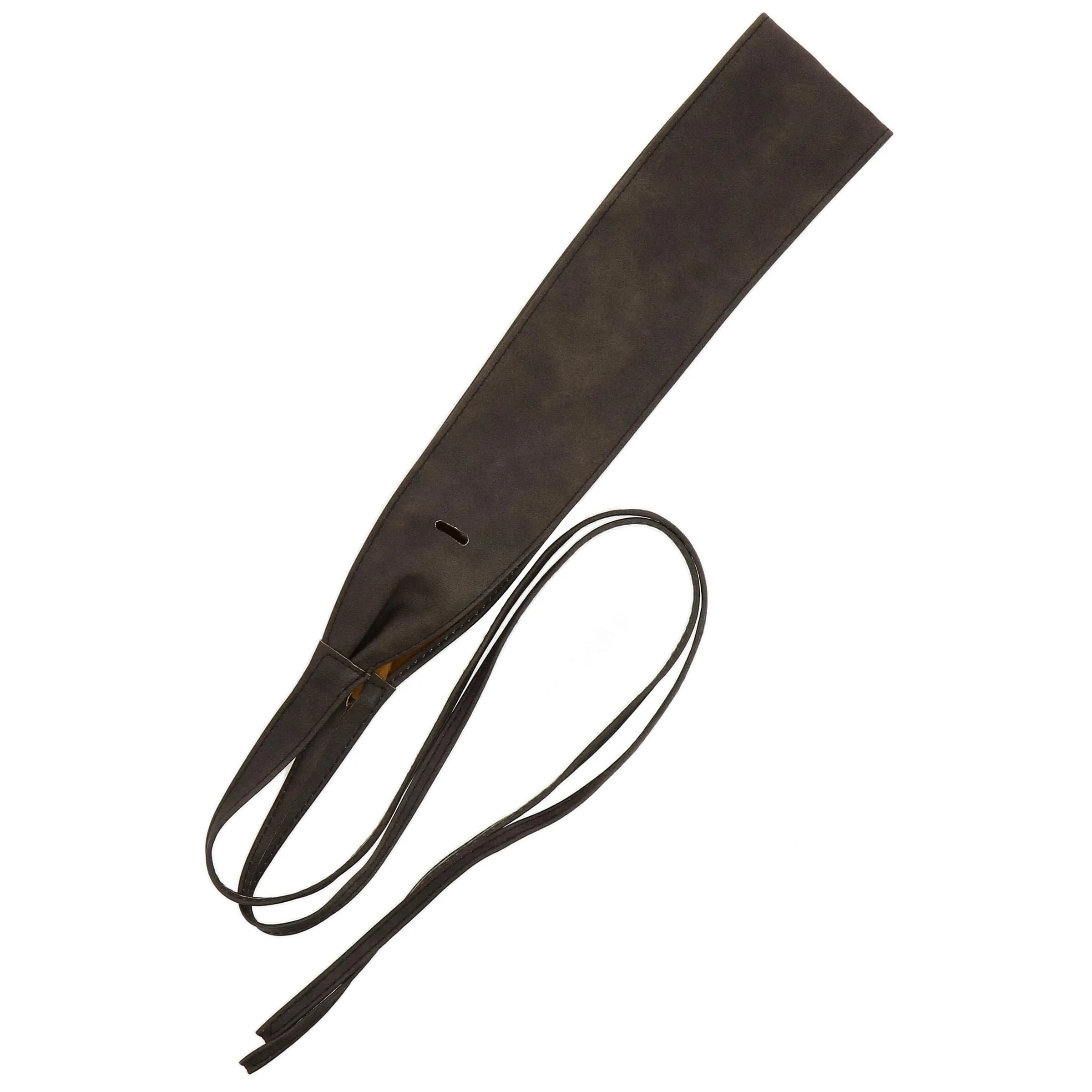 FASHIONGEN Cintura Obi da donna in similpelle, Marrone, L-XL - immagine 6