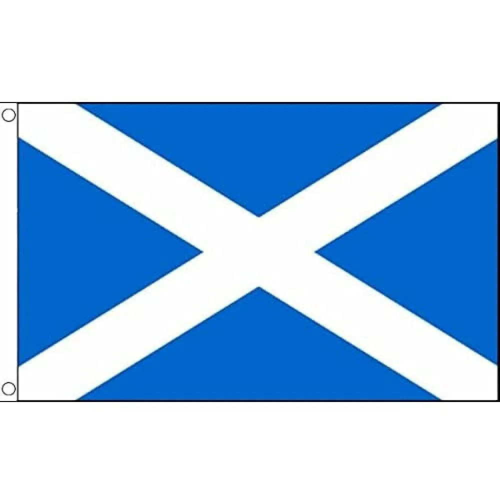 AZ FLAG Bandiera Scozia azzurro chiaro 150x90 cm 2 Occhielli - immagine 1