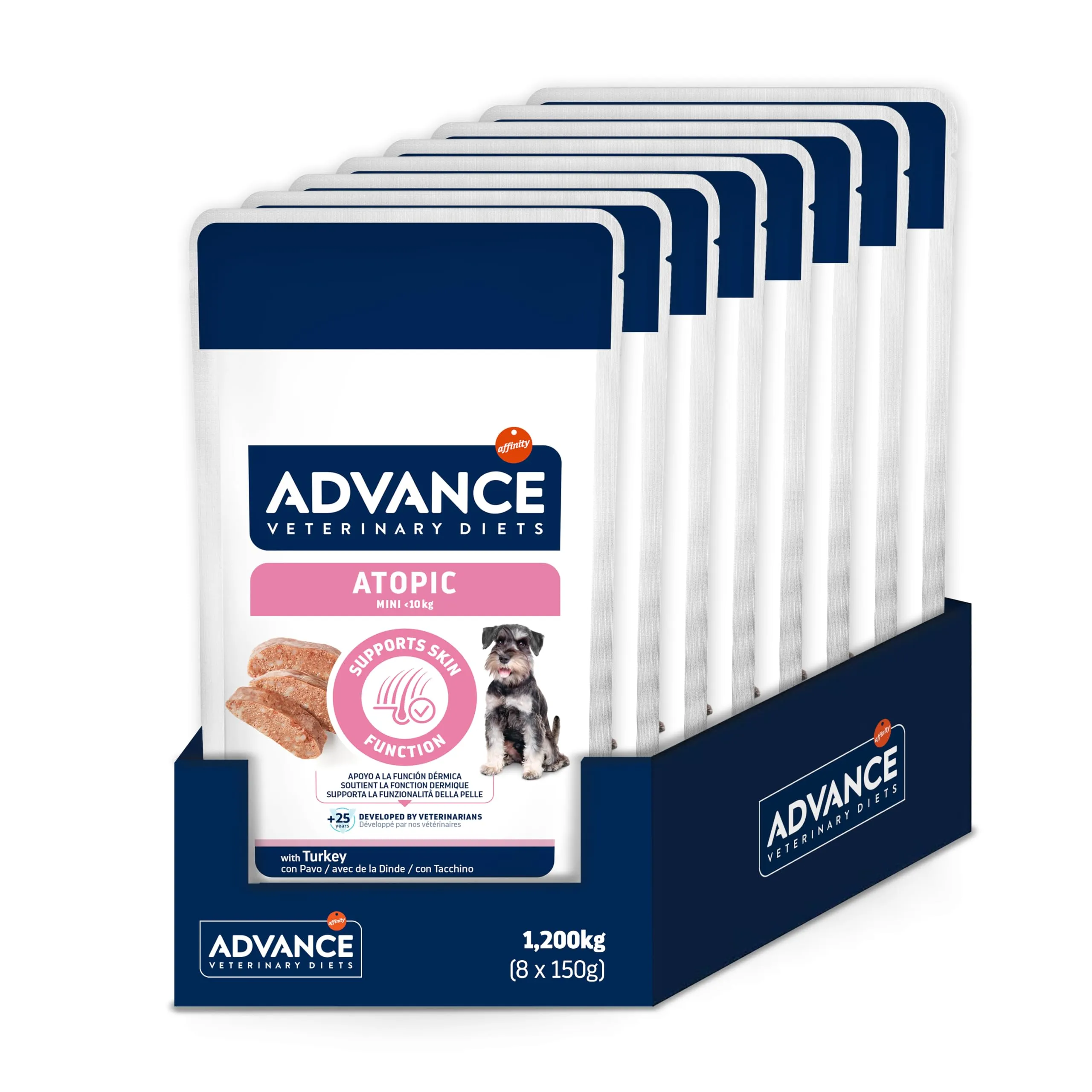 Affinity Advance Veterinary Diets Atopic Cibo Umido per Cani, 8 x 150g - immagine 2