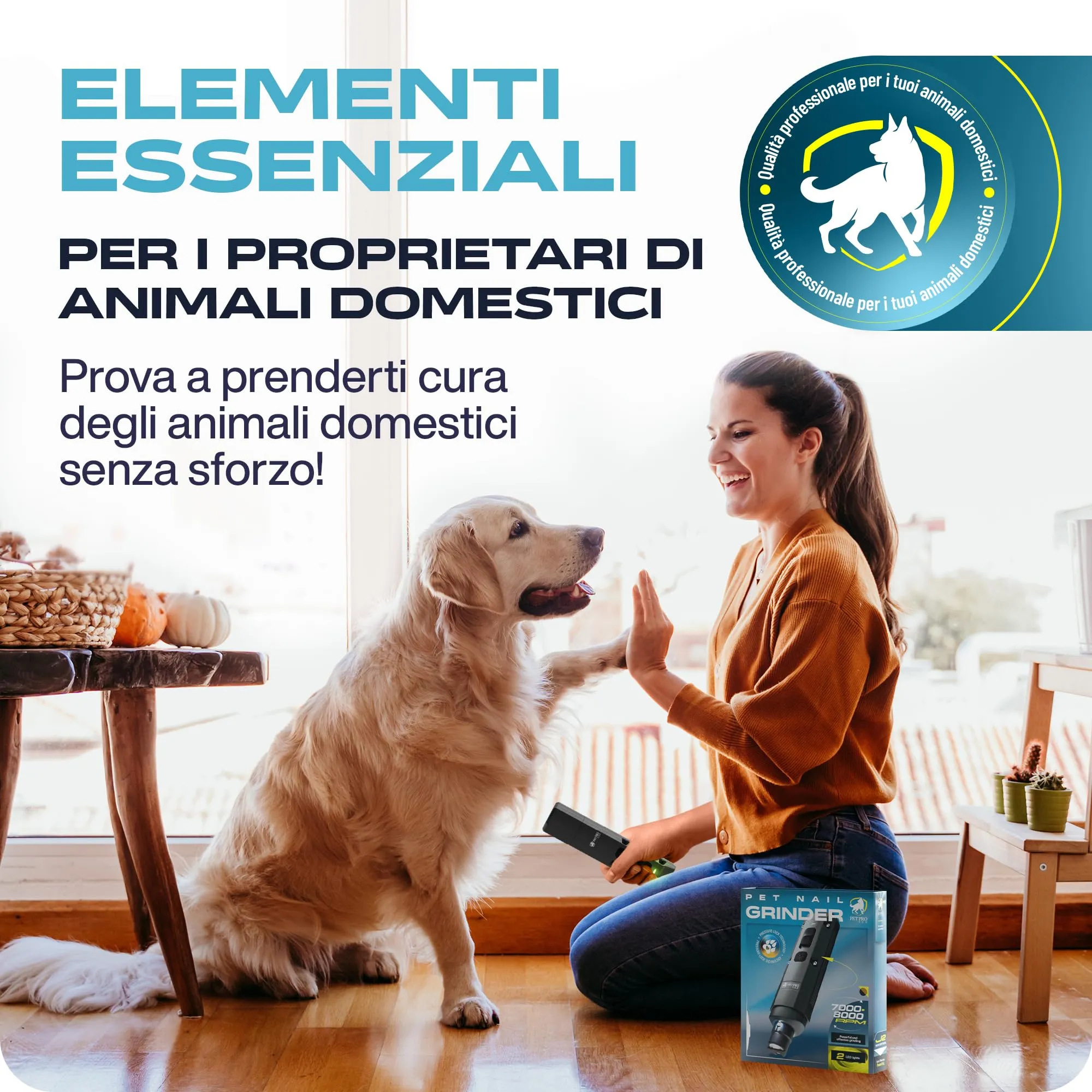PETPROVED Tagliaunghie Elettrico per Cani, Silenzioso (Grigio) - immagine 9