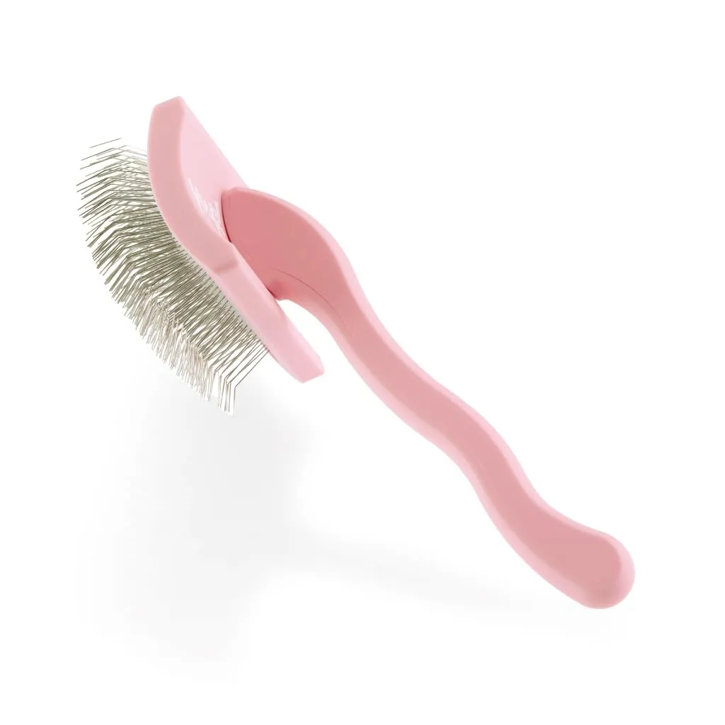 Yuup Pinkbrush Mini - Cardatore professionale per cani e gatti - immagine 4