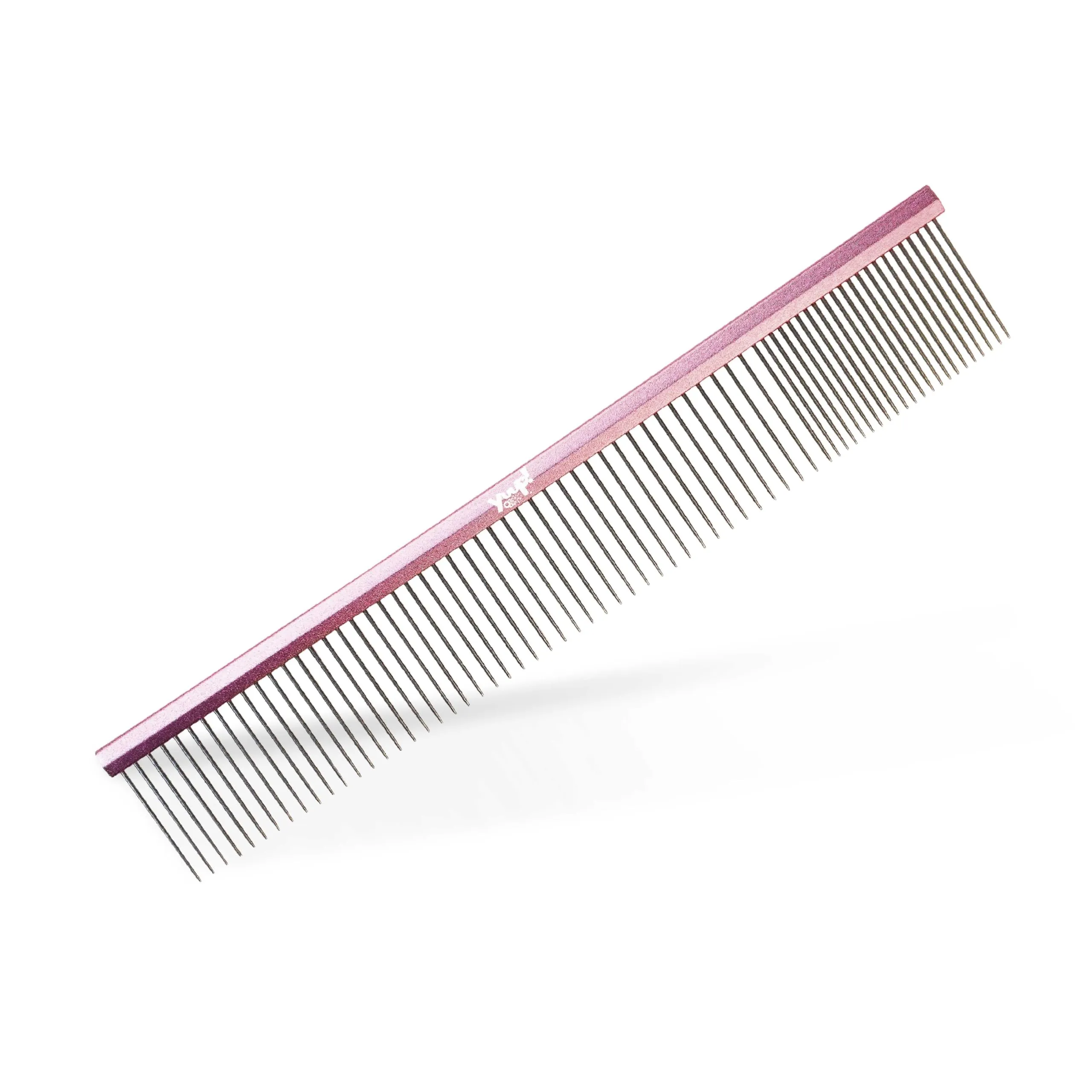 Yuup Pinkcomb Pettine professionale in acciaio inox per cani e gatti - immagine 1
