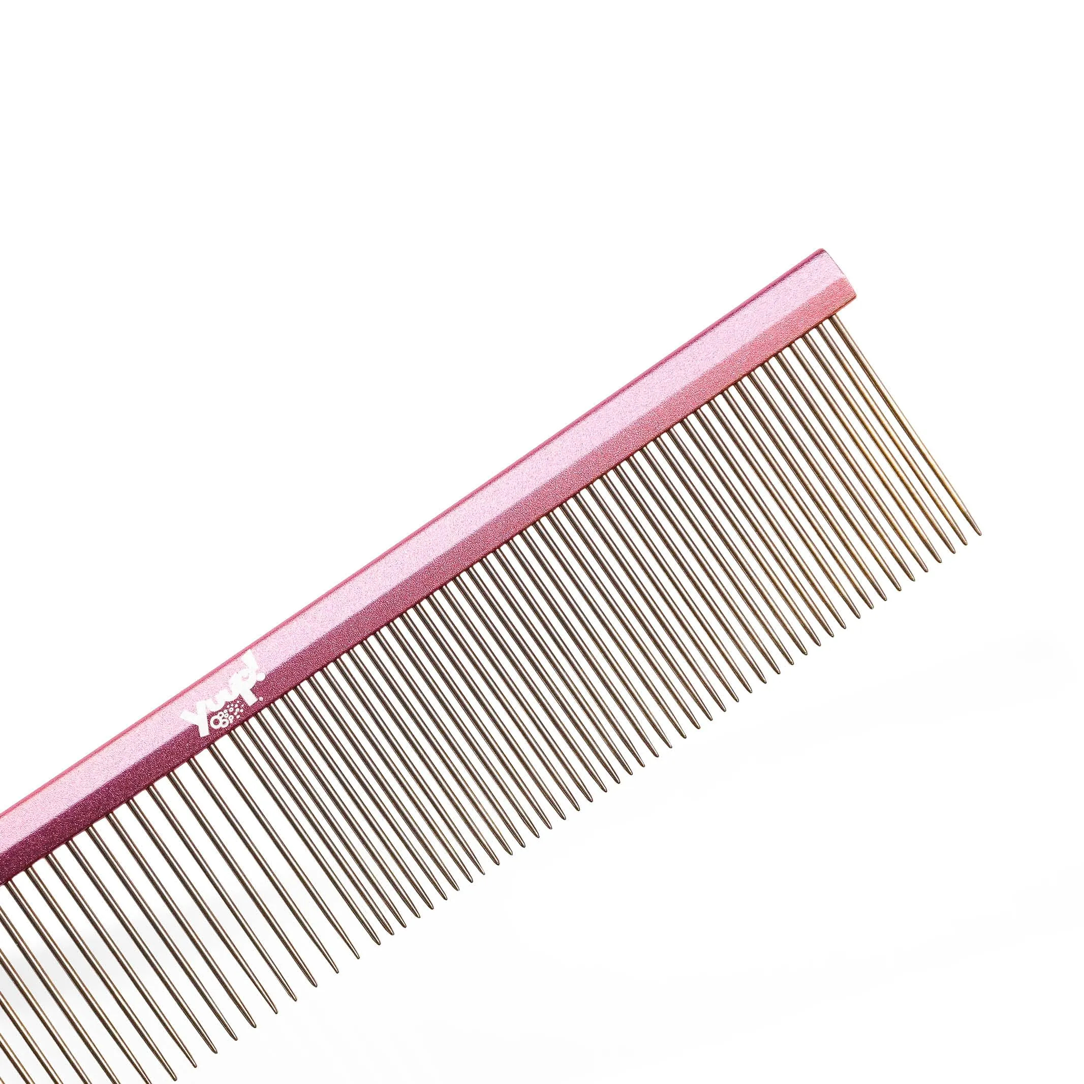 Yuup Pinkcomb Mini - Pettine in acciaio inox per cani e gatti - immagine 2