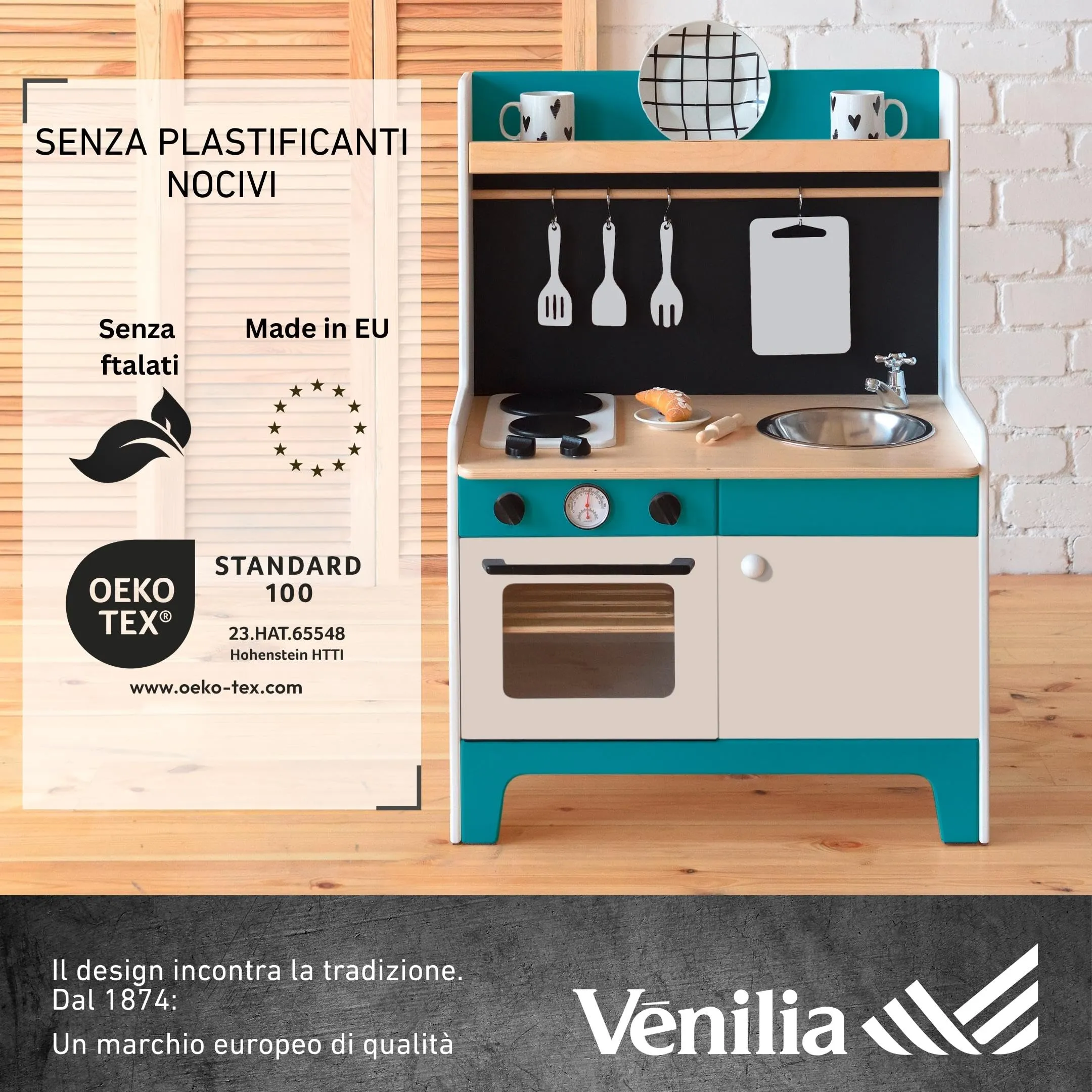 Venilia Pellicola Adesiva, Crema Beige Sabbia, 45cm x 2m, Spessore 160μ, PVC senza ftalati - immagine 5