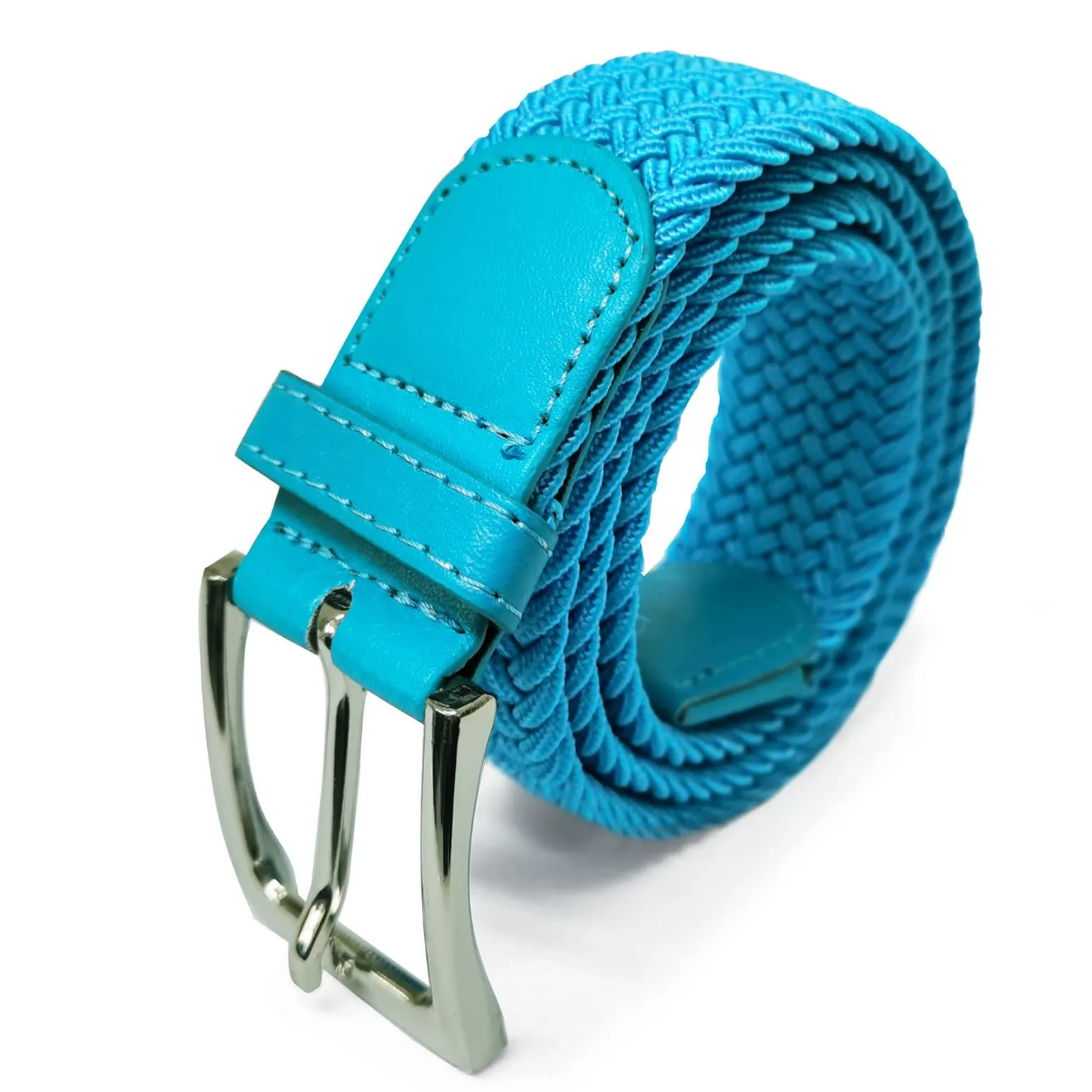 GLAMEXX24 Cintura Elastica Unisex in Tessuto Intrecciato Regolabile Mod.18061 - immagine 1