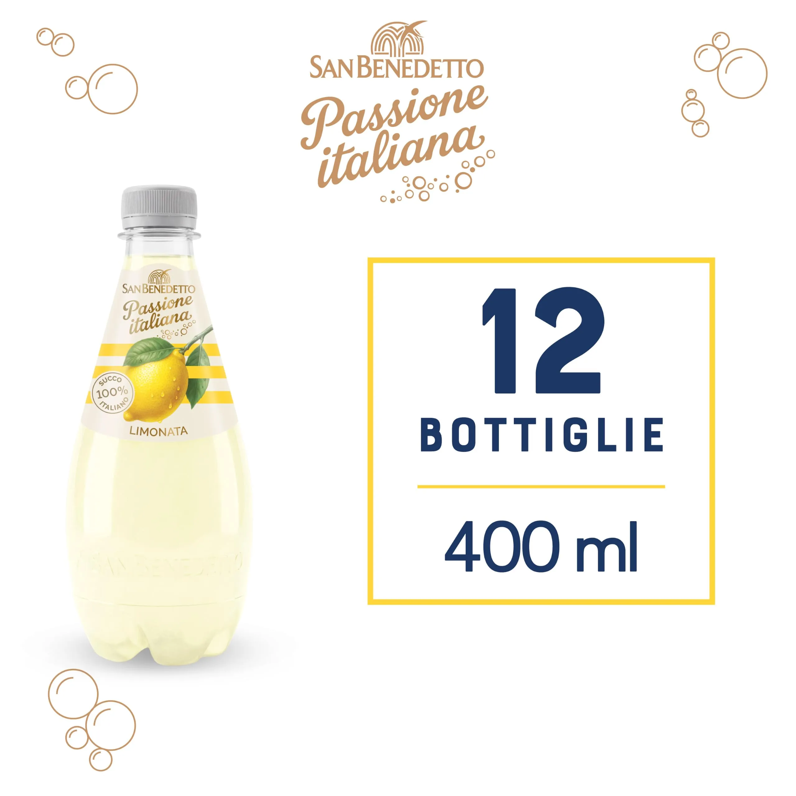 San Benedetto Passione Italiana Limone, 12x400 ml - immagine 4