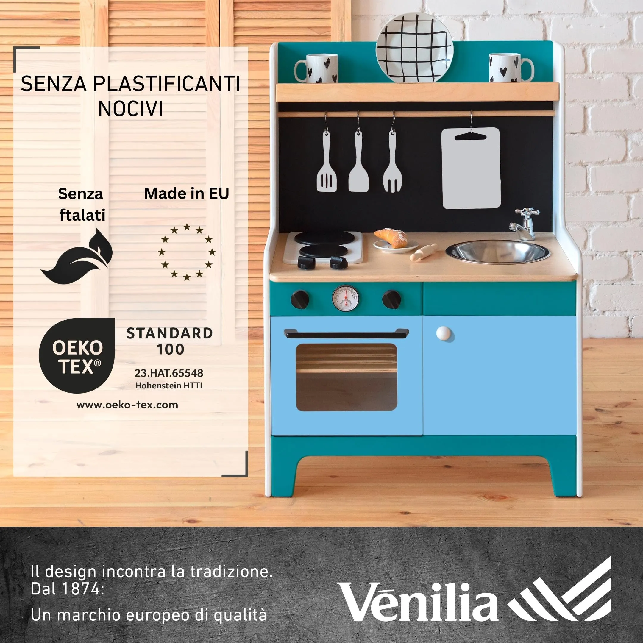 Venilia Pellicola Adesiva Blu Caraibico Cielo Opaca, 45 cm x 2 m - immagine 5