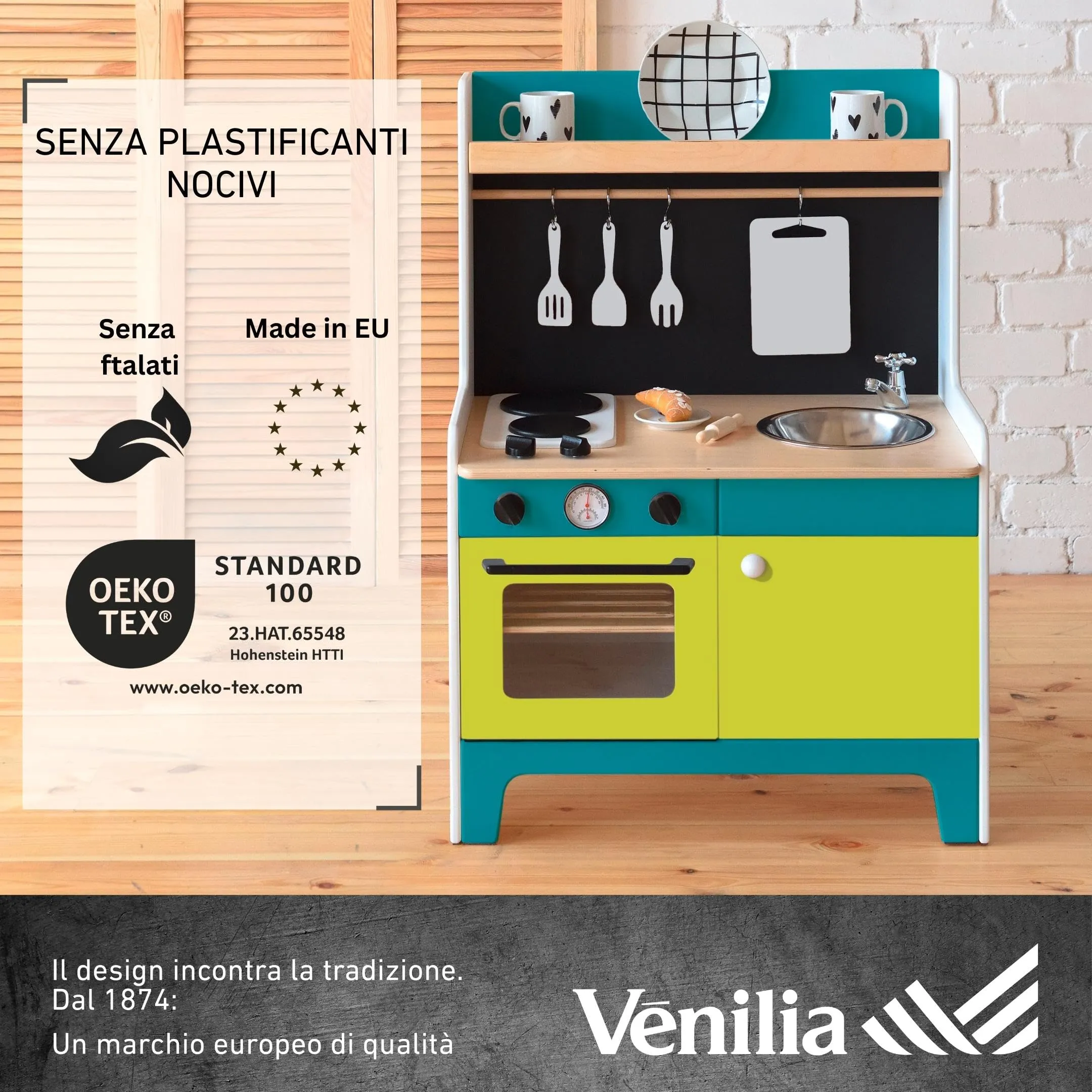 Venilia Pellicola Adesiva, Verde Anice, 45cm x 2m, Spessore 160μ, PVC senza ftalati - immagine 5