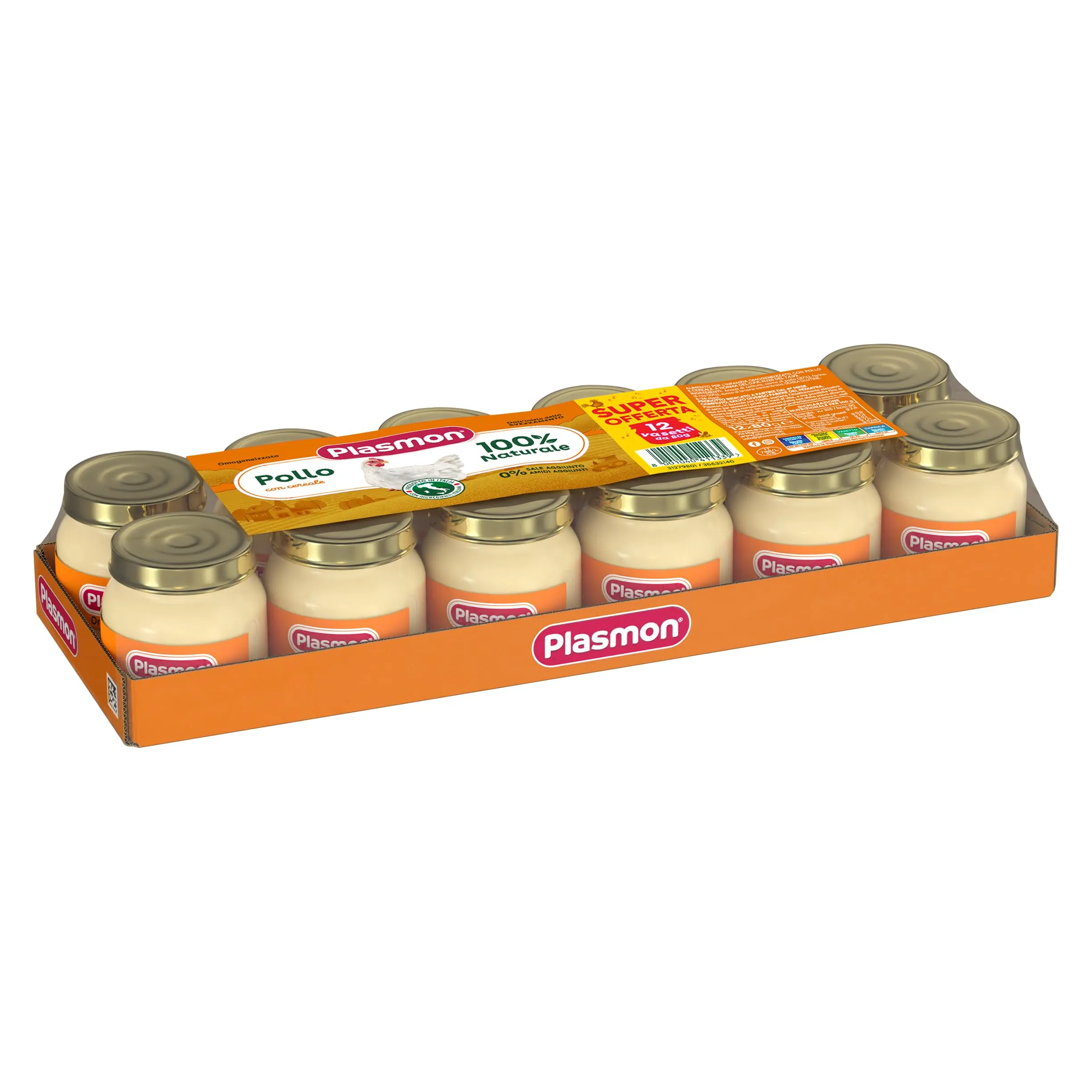 Plasmon Omogeneizzato Pollo 12x80g - immagine 1