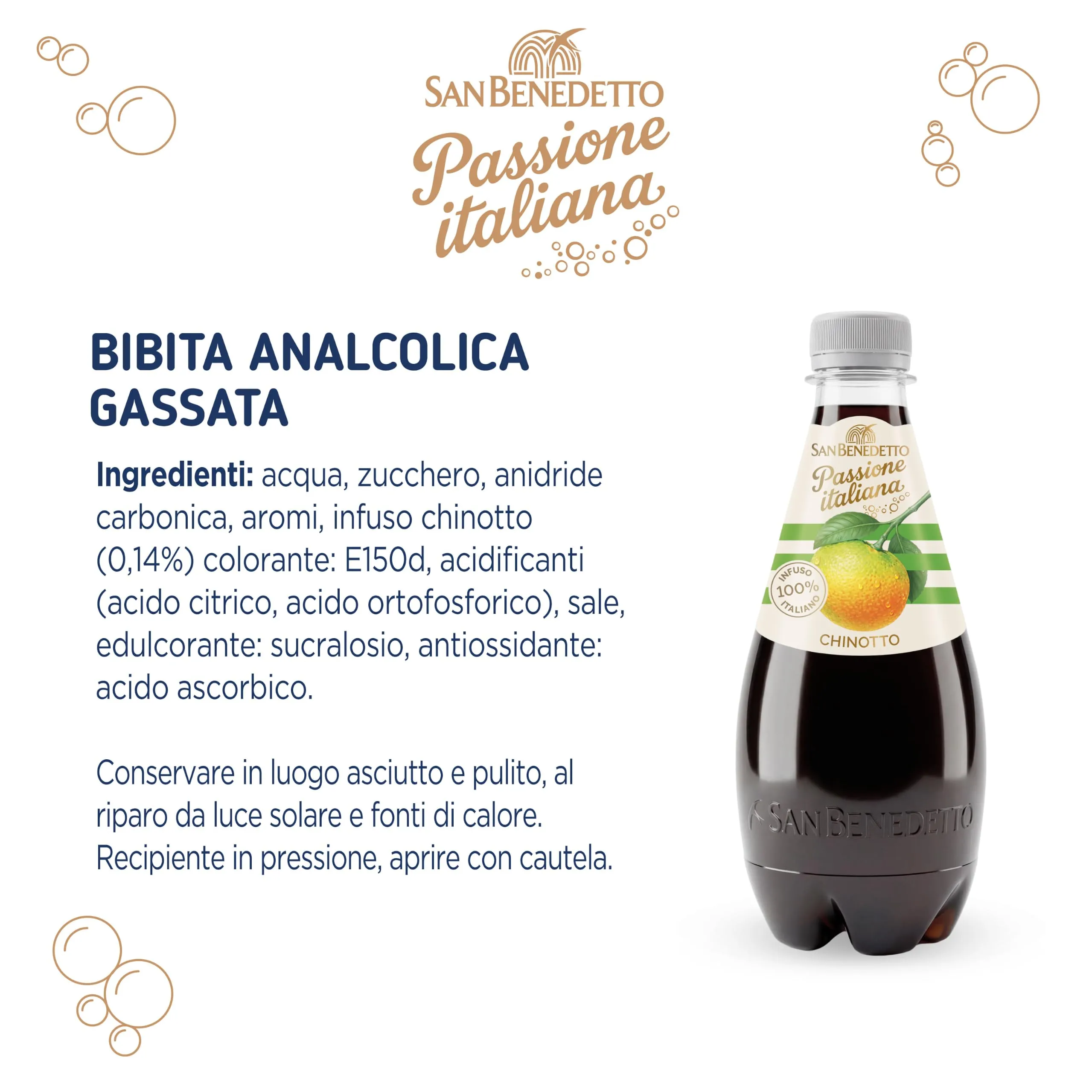 San Benedetto Passione Italiana Chinotto, 12x400 ml - immagine 5