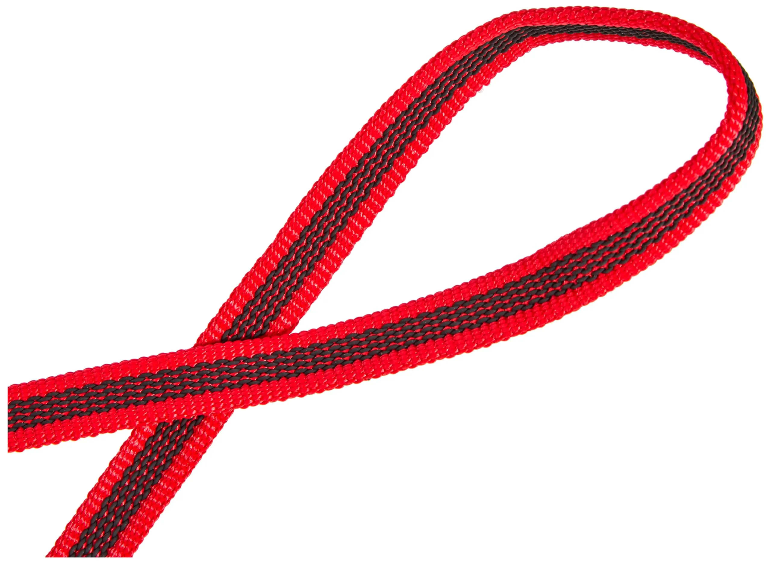 Julius-K9 Color & Gray Super Presa Guinzaglio con Manico, 14 mm x 10 m, Rosso - immagine 4