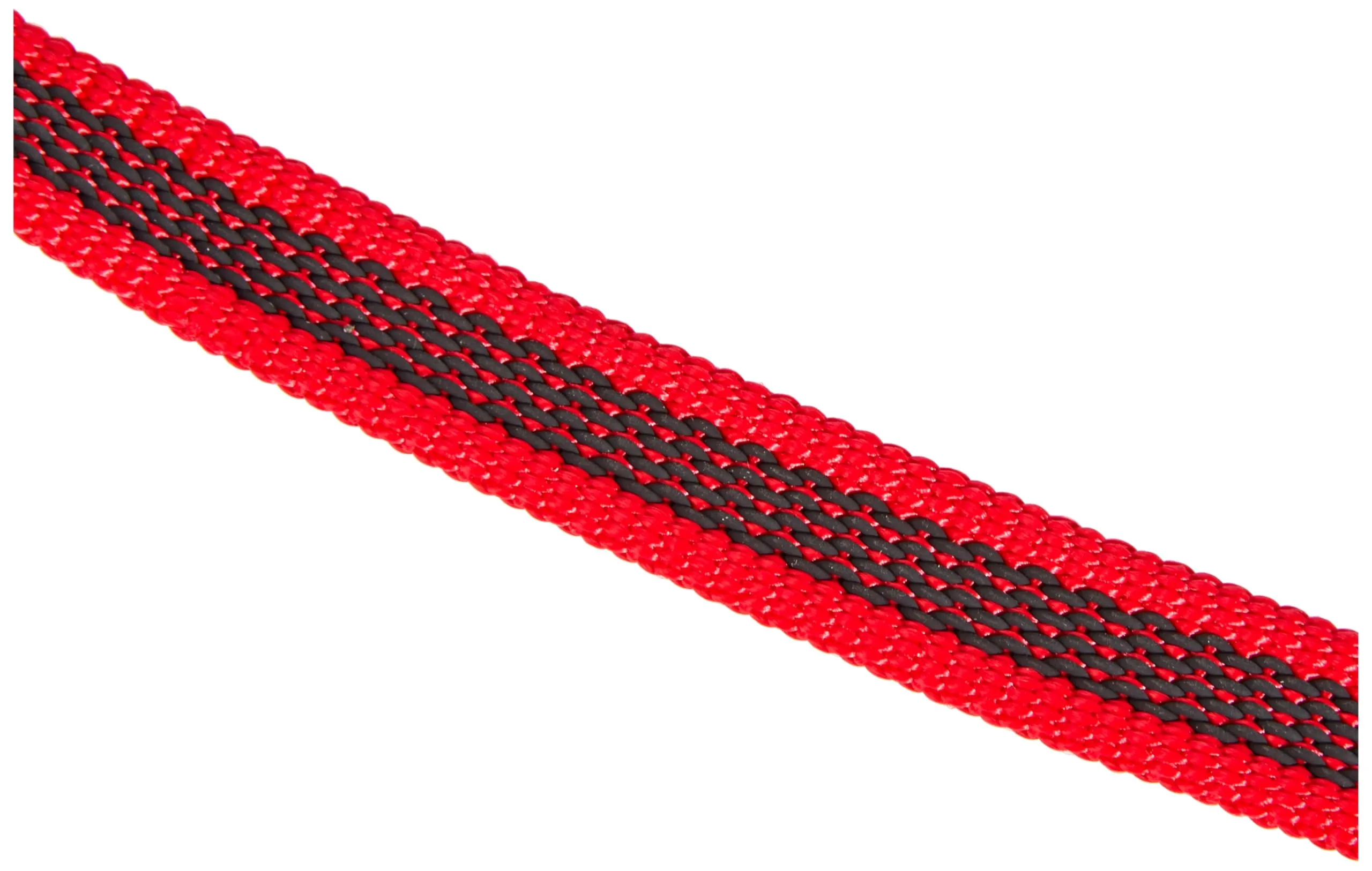 Julius-K9 Color & Gray Super Presa Guinzaglio con Manico, 14 mm x 10 m, Rosso - immagine 5
