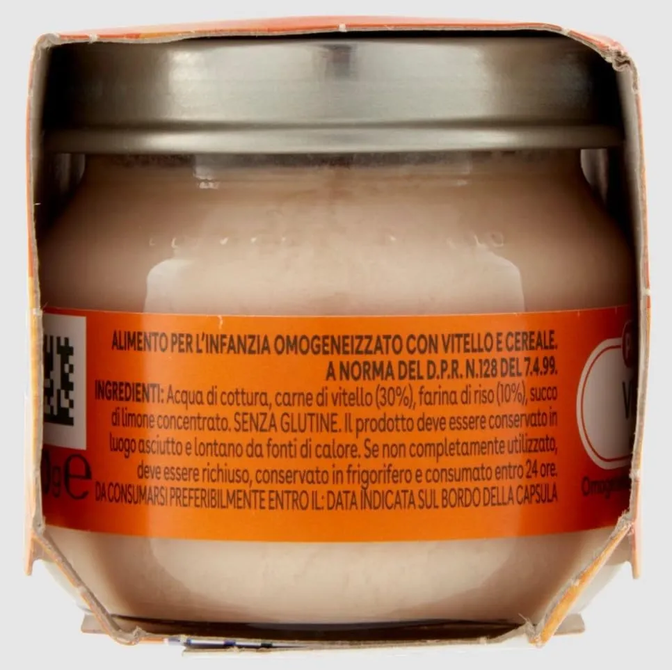 Plasmon Omogeneizzato di Vitello 24x80g - immagine 2