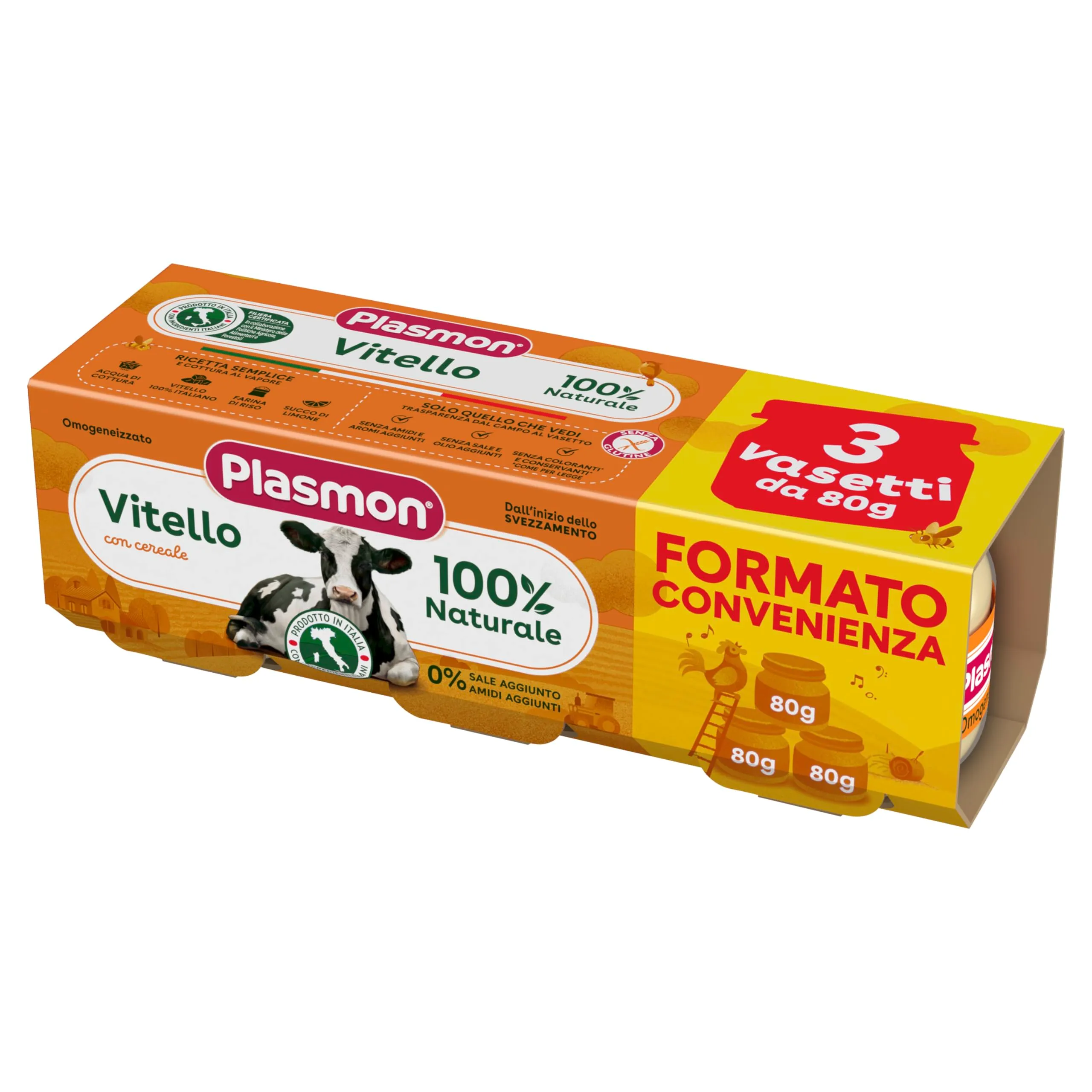 Plasmon Omogeneizzato di Vitello 24x80g - immagine 3