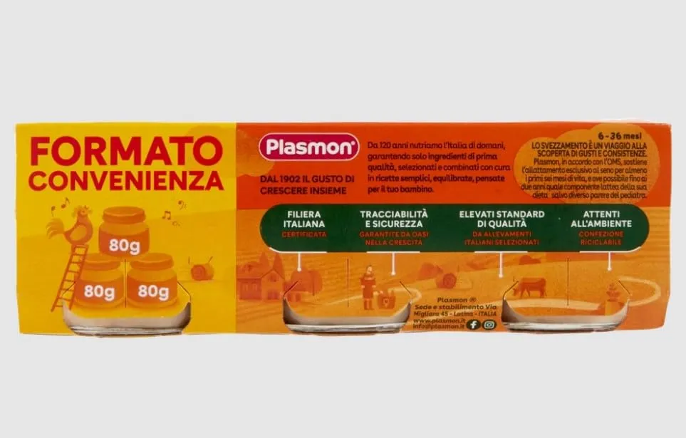 Plasmon Omogeneizzato di Vitello 24x80g - immagine 4