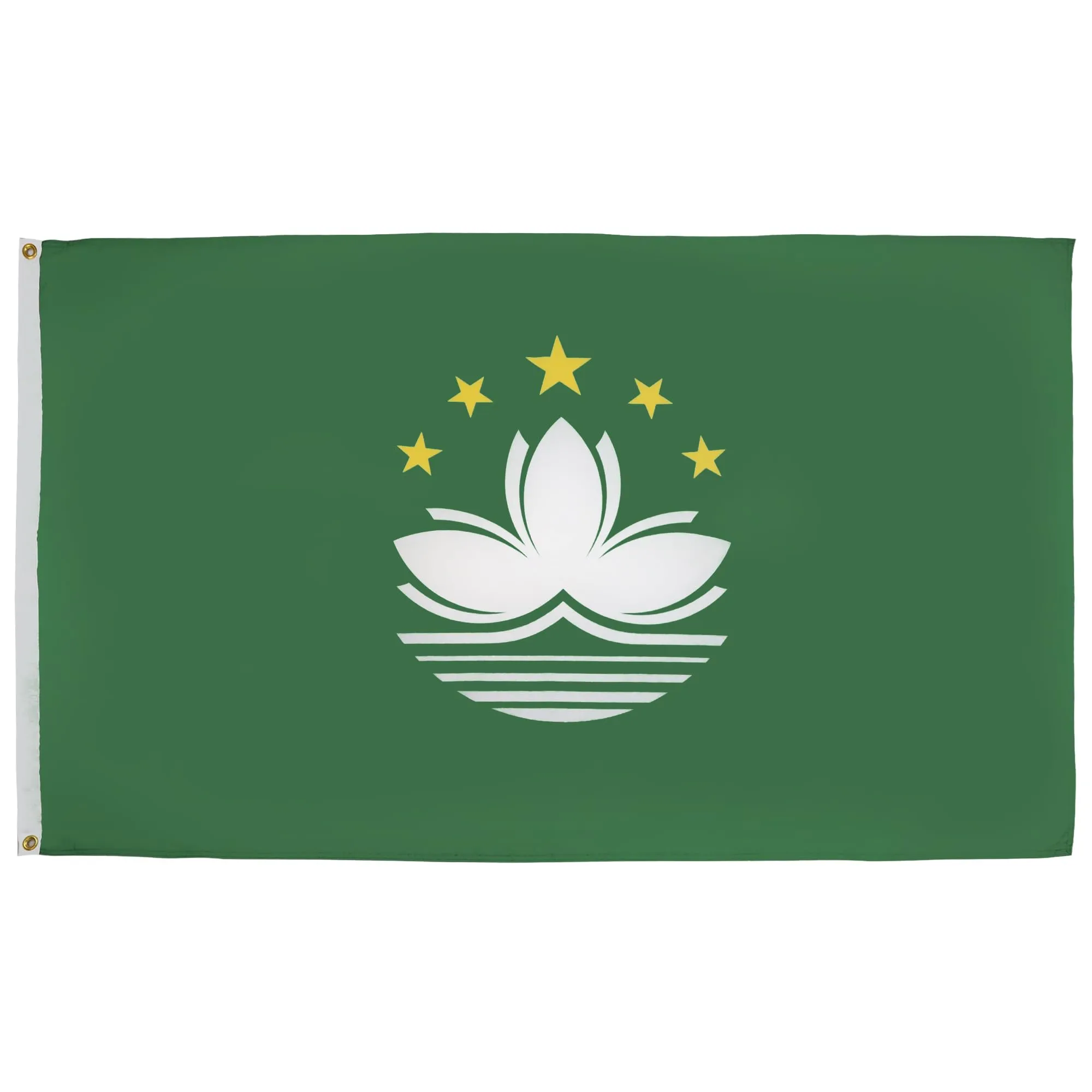 AZ FLAG Bandiera Macao 250x150 cm Poliestere 100D con 2 Occhielli - immagine 1