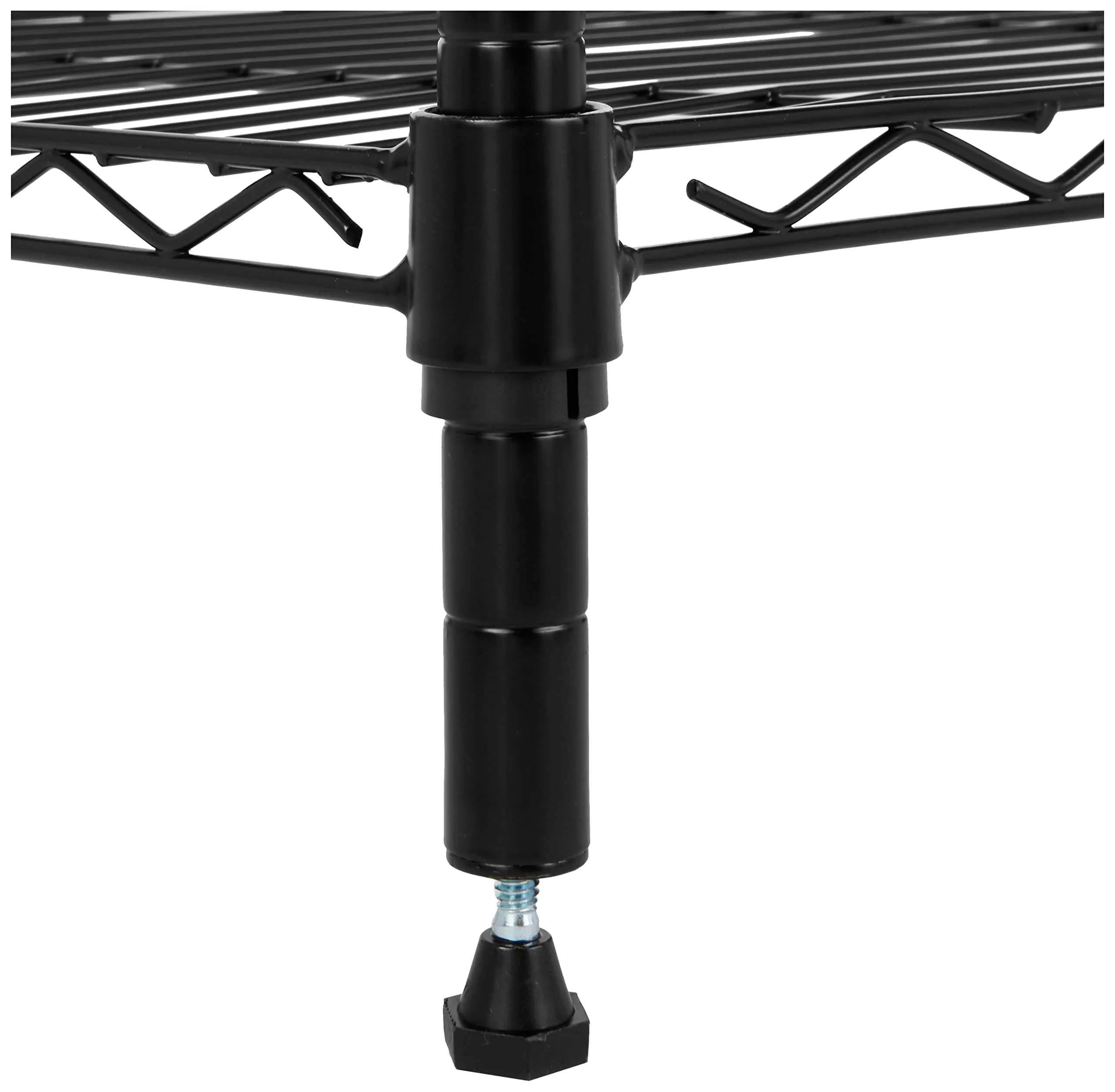 Amazon Basics Scaffaliera a 5 ripiani, Nero, 36 x 91 x 183 cm - immagine 3