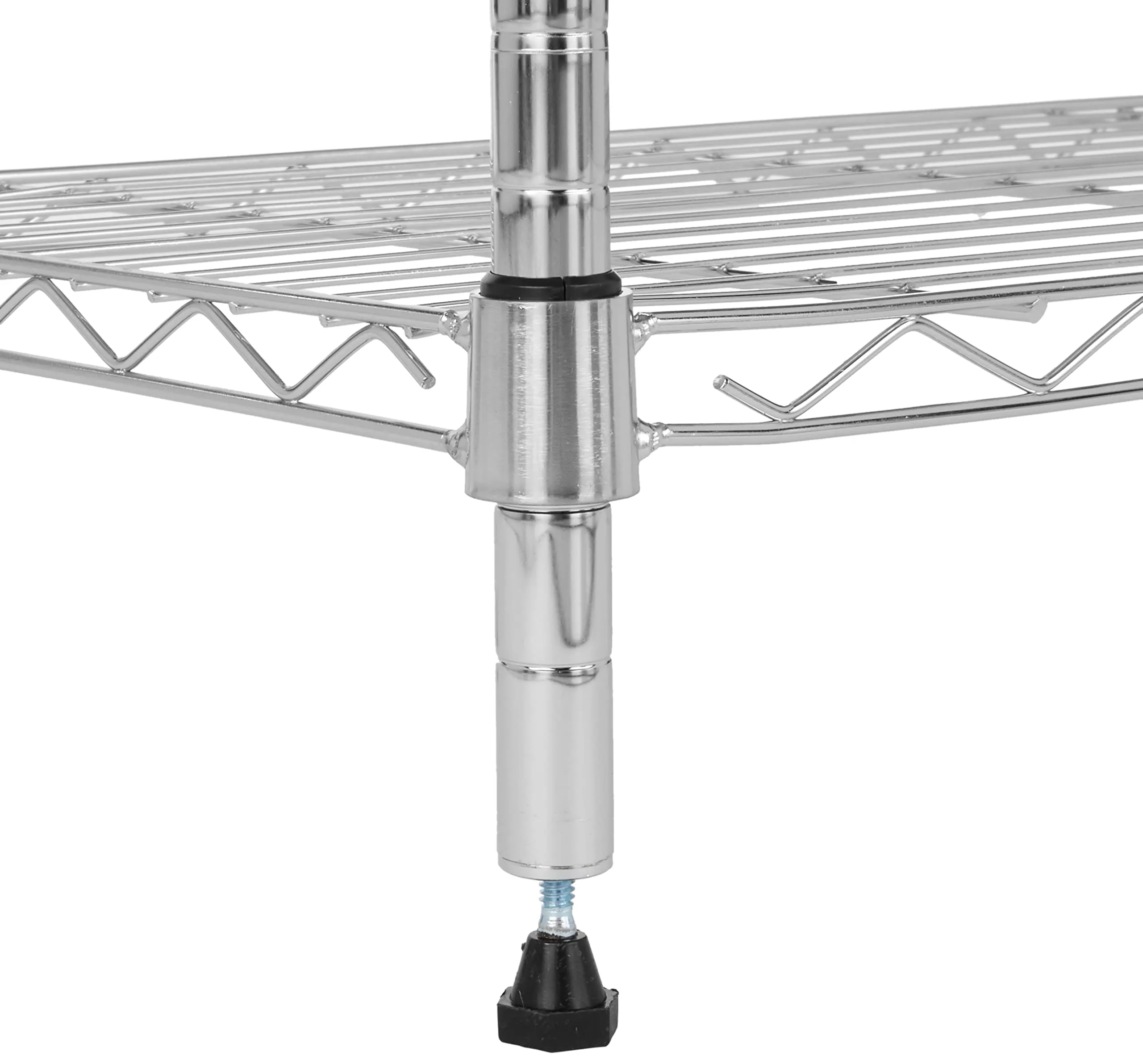 Amazon Basics Scaffaliera a 5 ripiani, 36 x 91 x 183 cm, Cromo - immagine 3