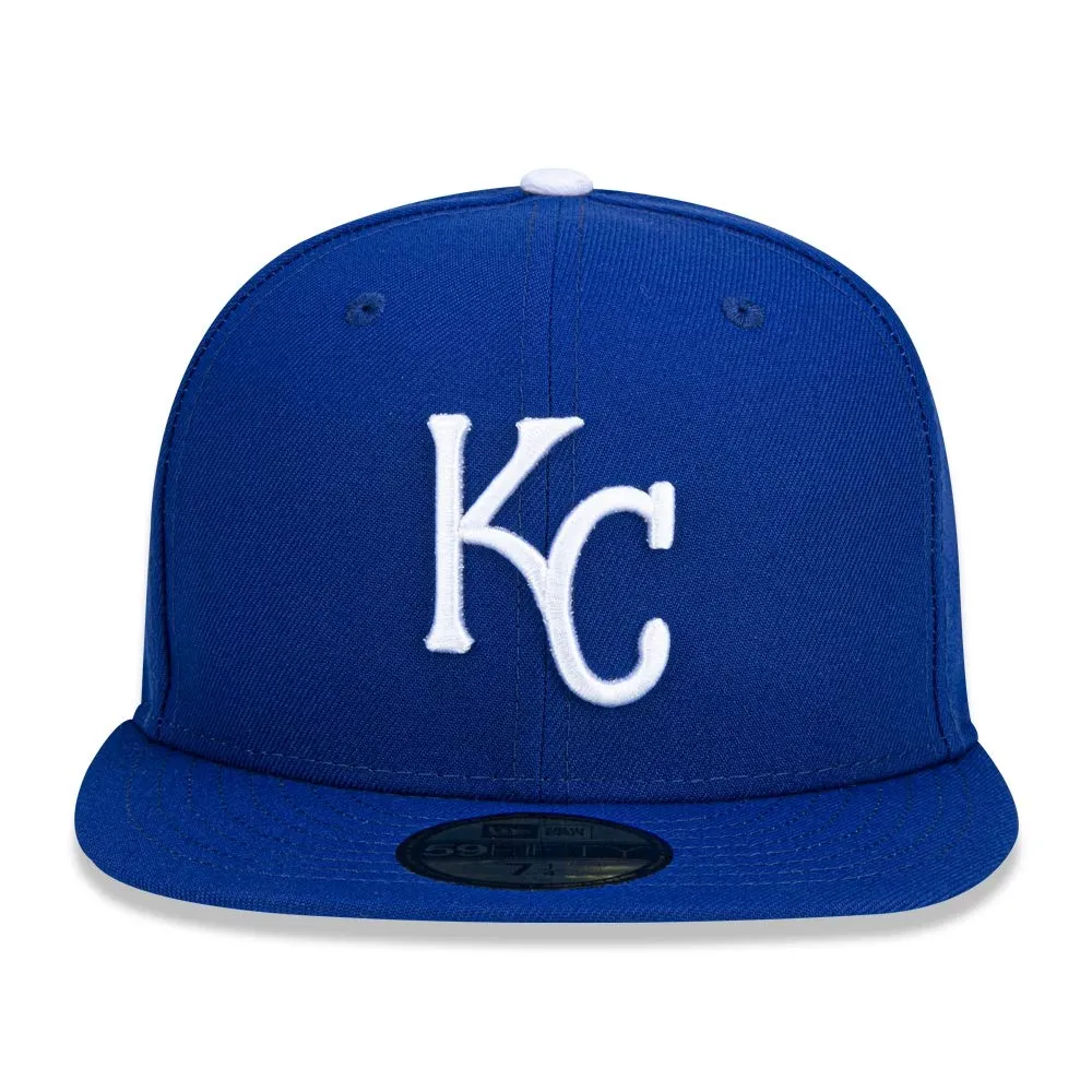 New Era MLB Kansas City Royals 59Fifty Basic Fitted Cap - Royal Blue - immagine 2